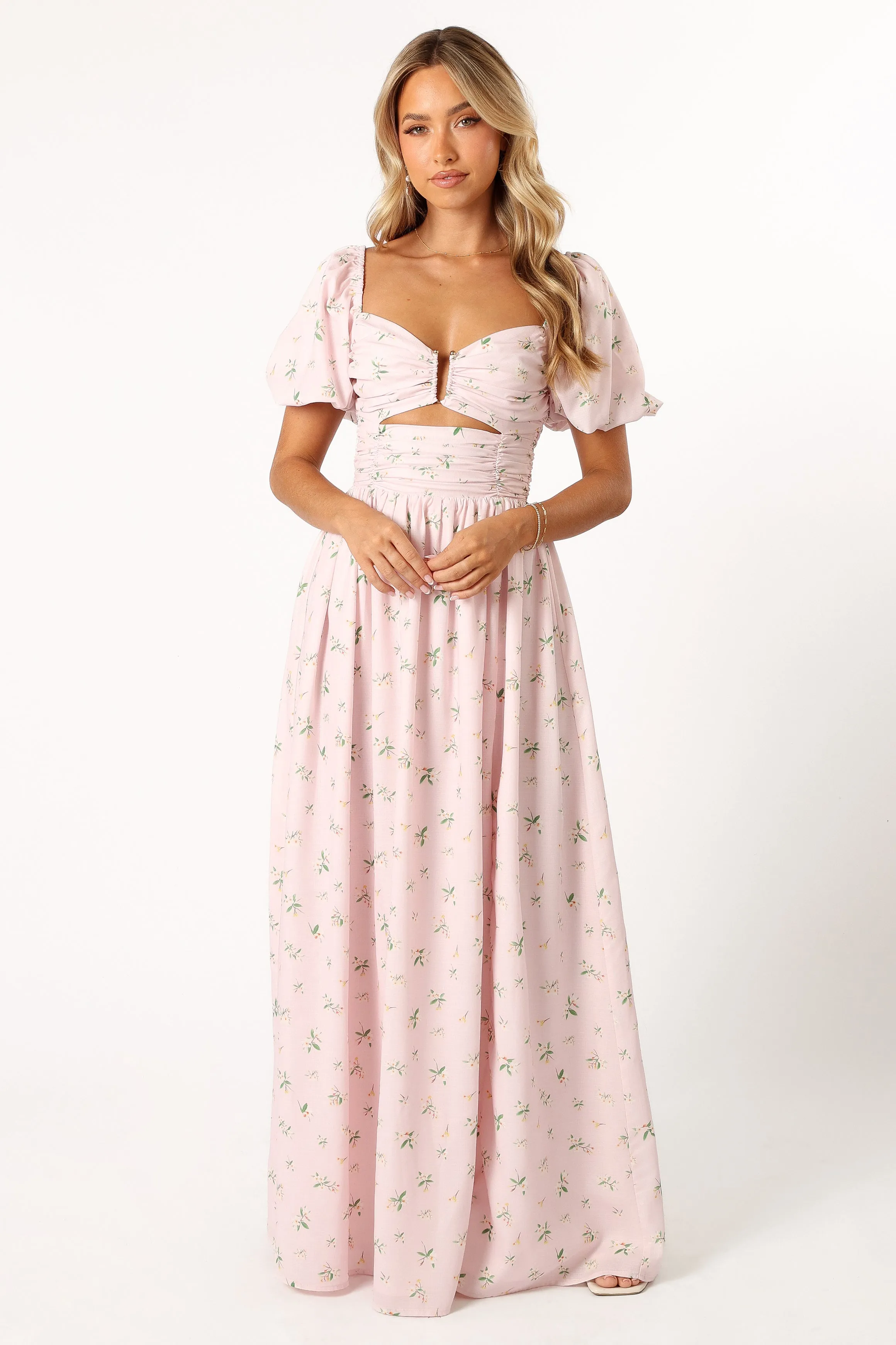 Chloe Puff Sleeve Dress - Chloe Print sold by Petal & Pup product image thumbnail 4