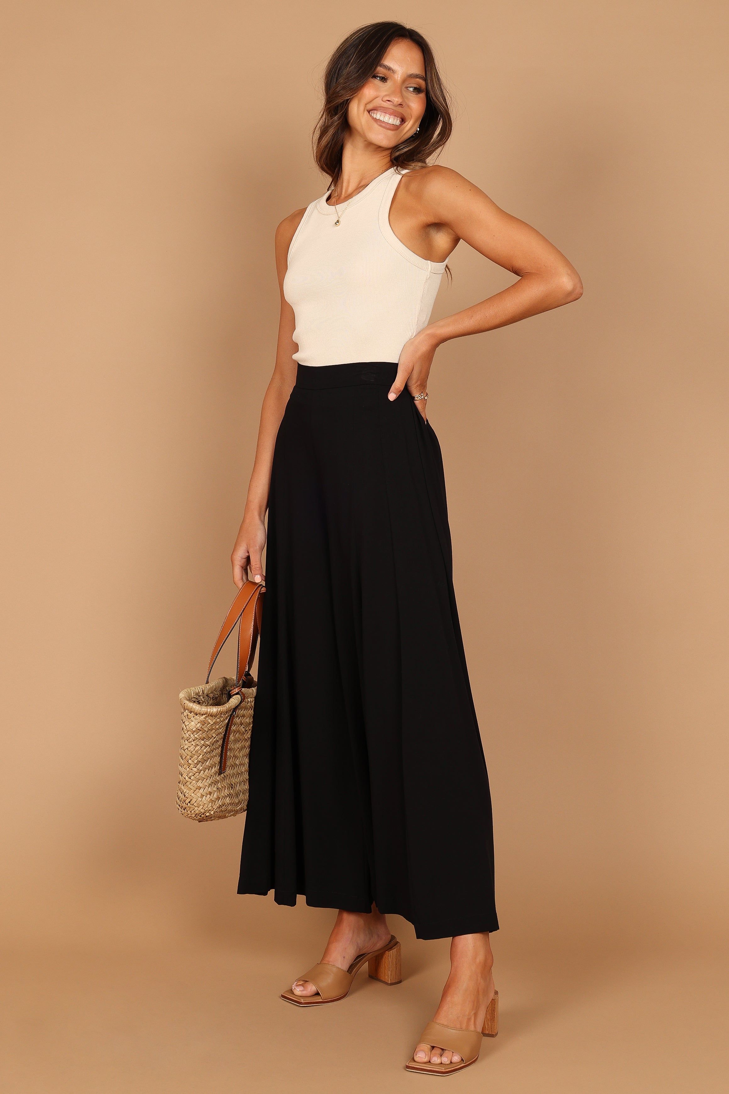 Deanna Wide Leg Pants - Black sold by Petal & Pup product image thumbnail 8