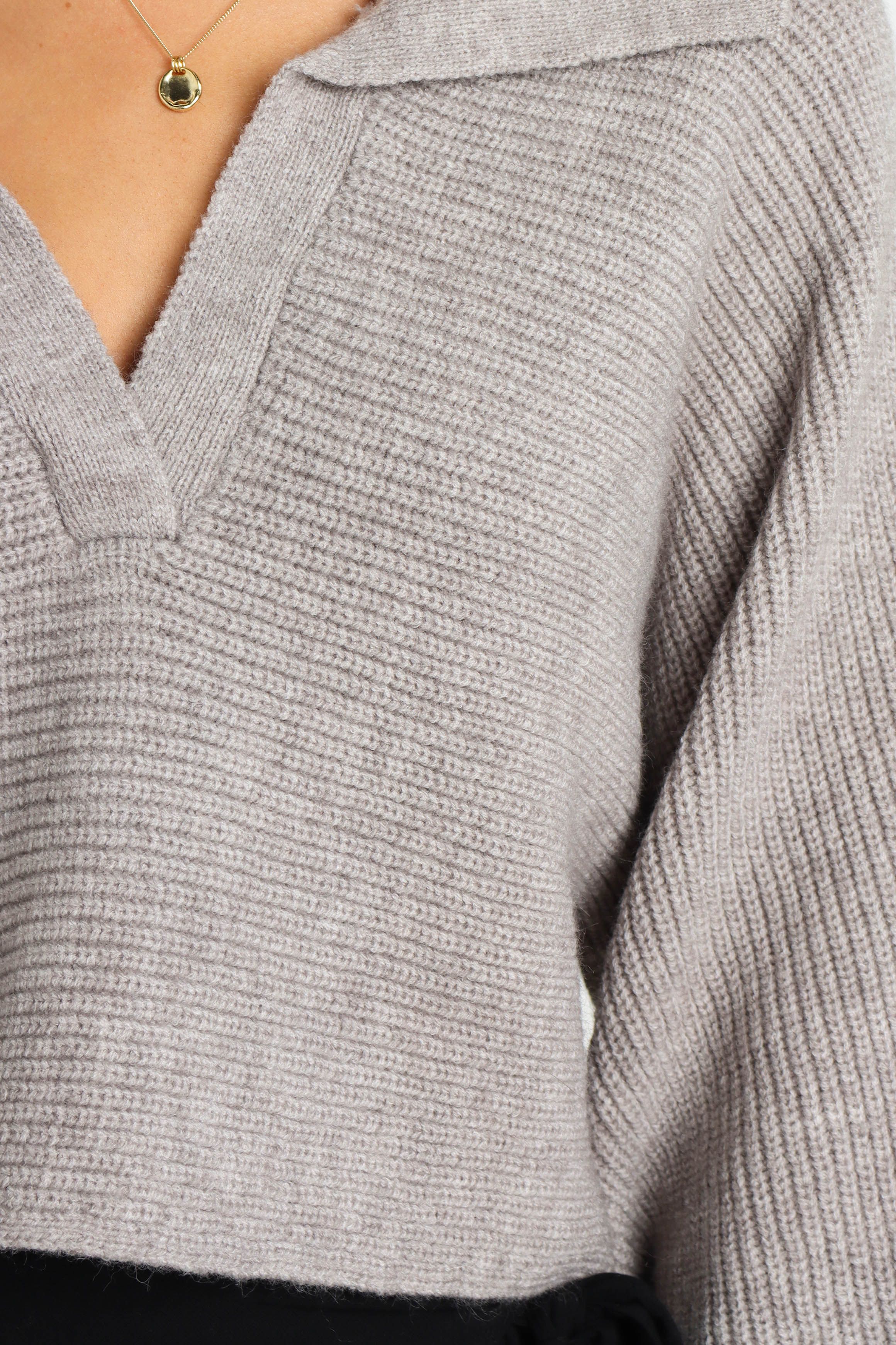 Harrison Knit Sweater - Grey sold by Petal & Pup product image thumbnail 7