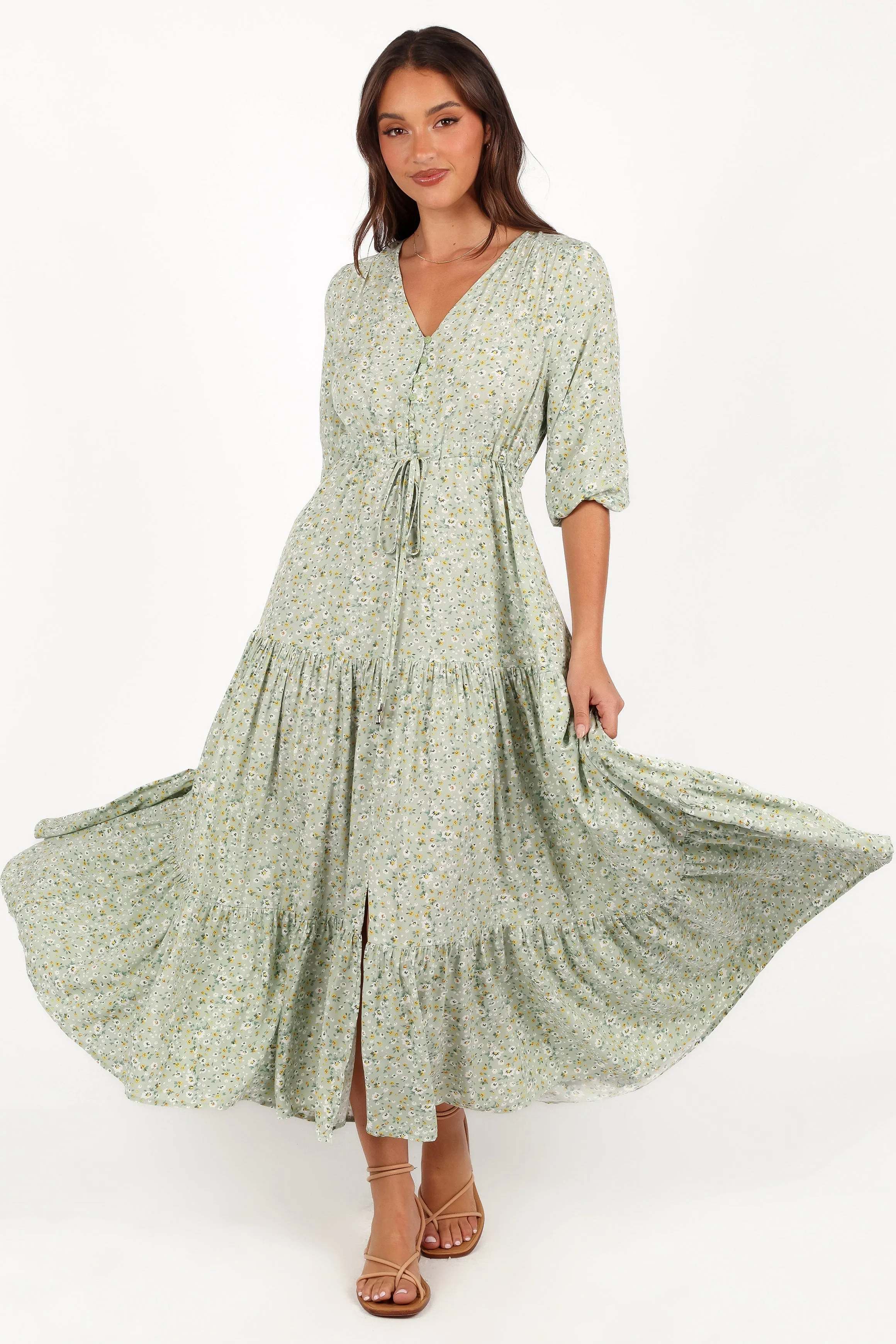 Kelda Dress - Floral Print sold by Petal & Pup