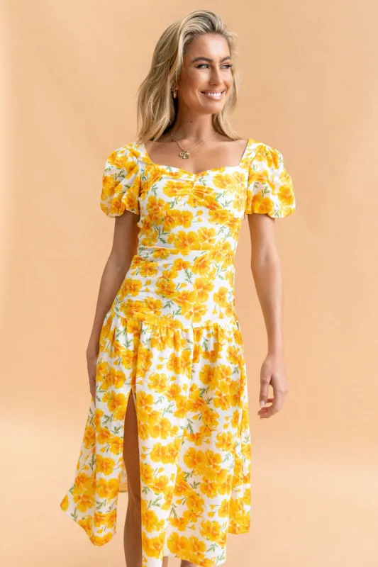 Tune Dress - Yellow (hold on B-stock) sold by Petal & Pup