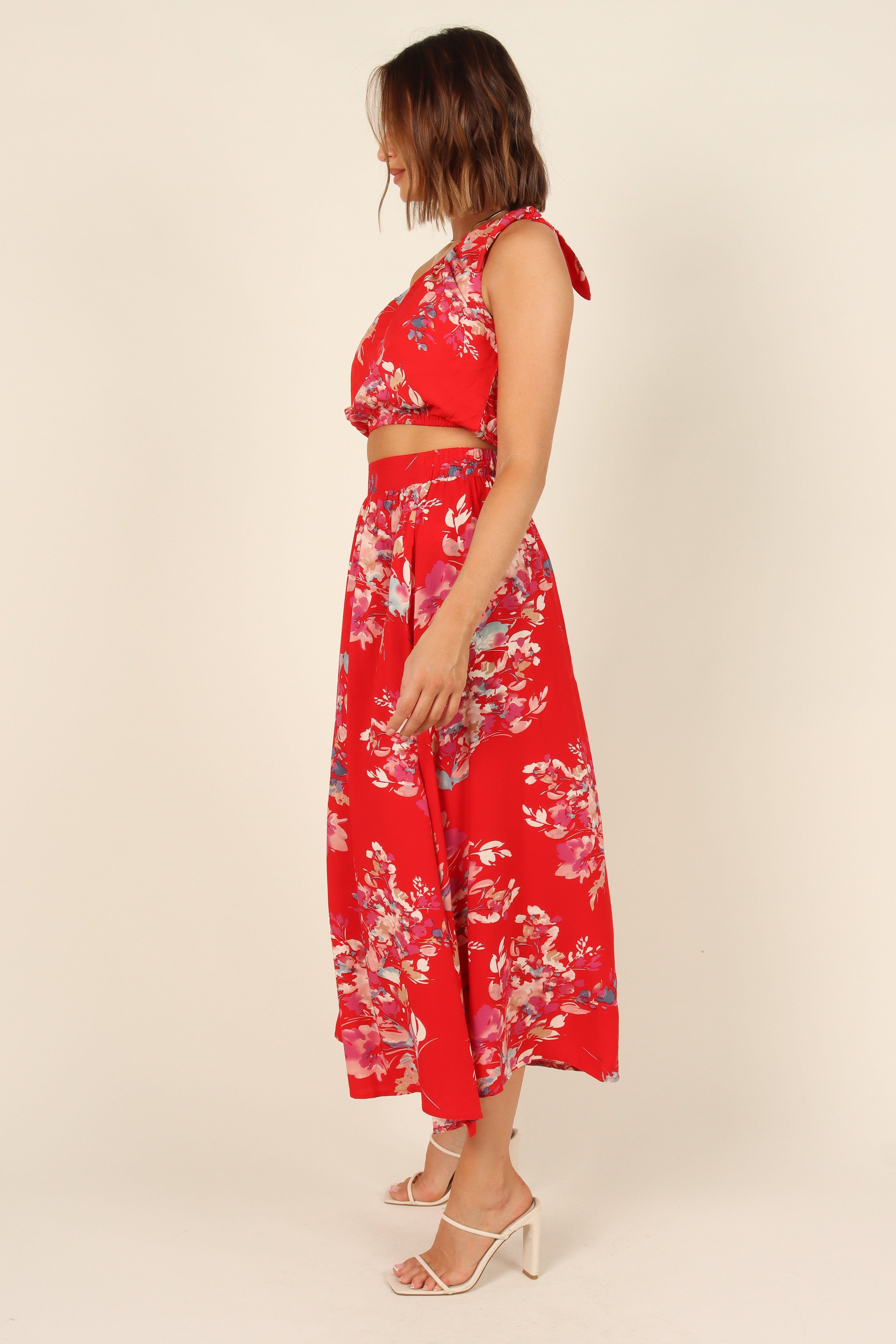 Laura Top - Red Floral sold by Petal & Pup product image thumbnail 4