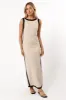 Esme Maxi Dress - Natural Black sold by Petal & Pup