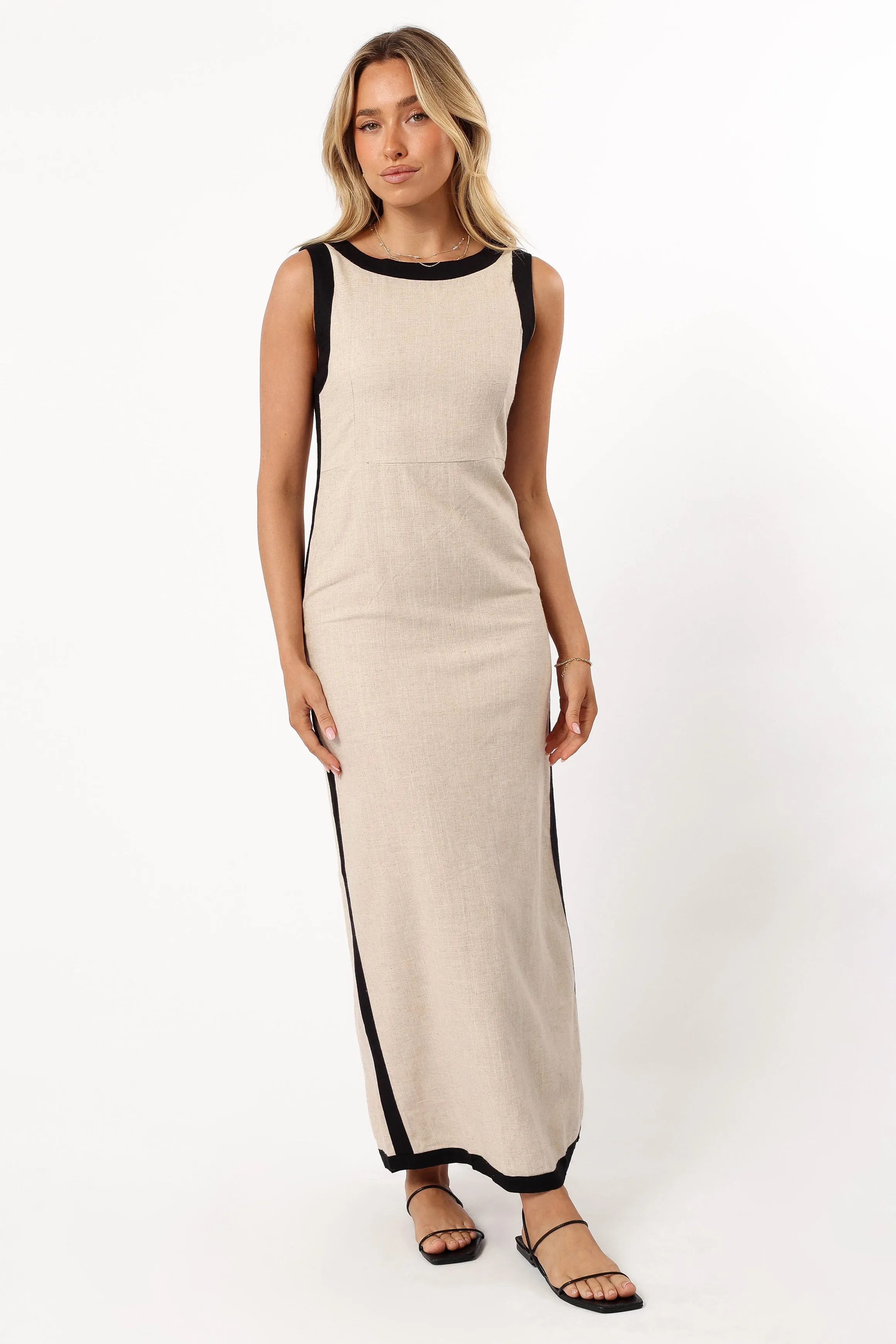 Esme Maxi Dress - Natural Black sold by Petal & Pup product image thumbnail 3