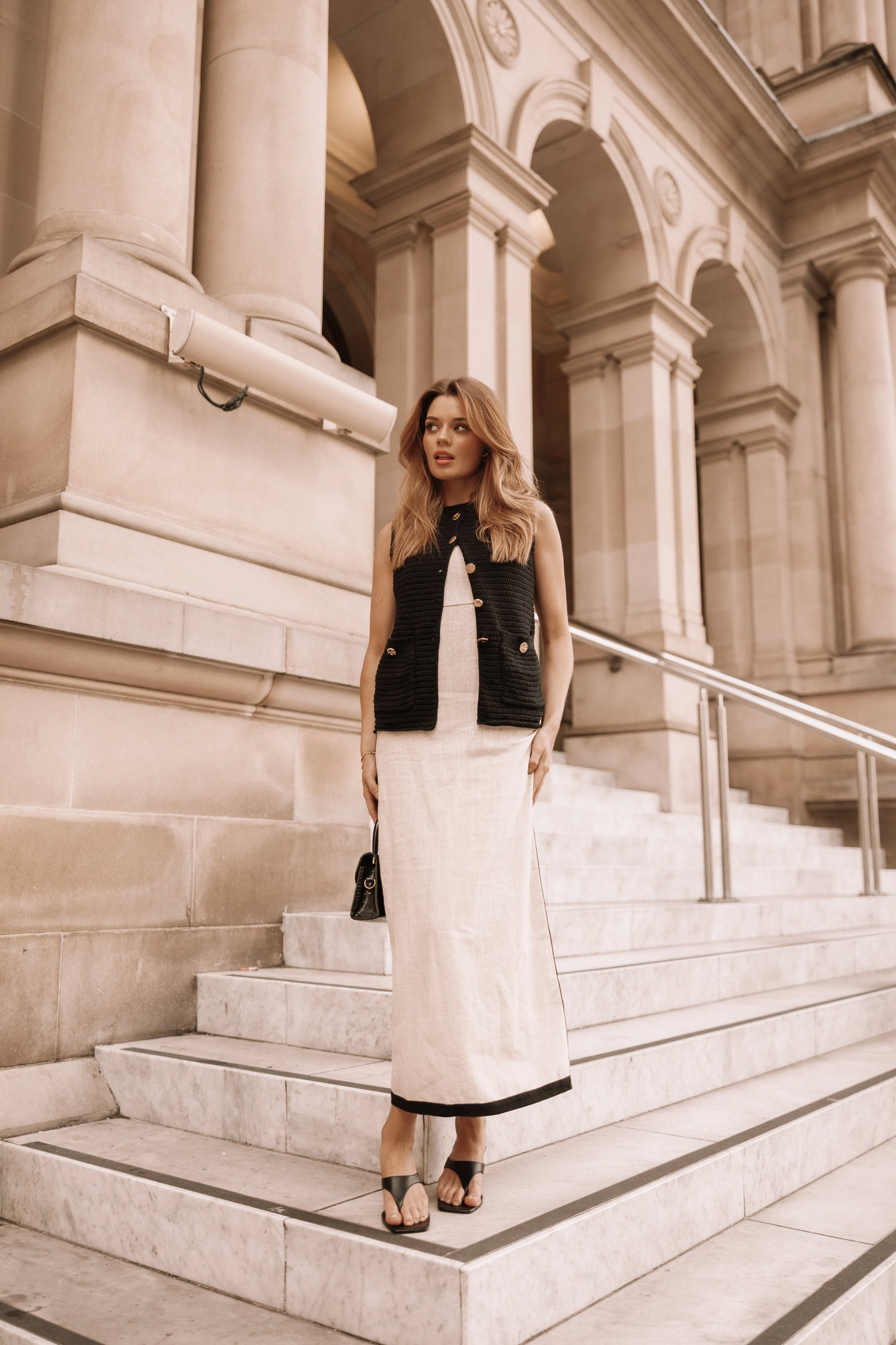 Esme Maxi Dress - Natural Black sold by Petal & Pup product image thumbnail 2