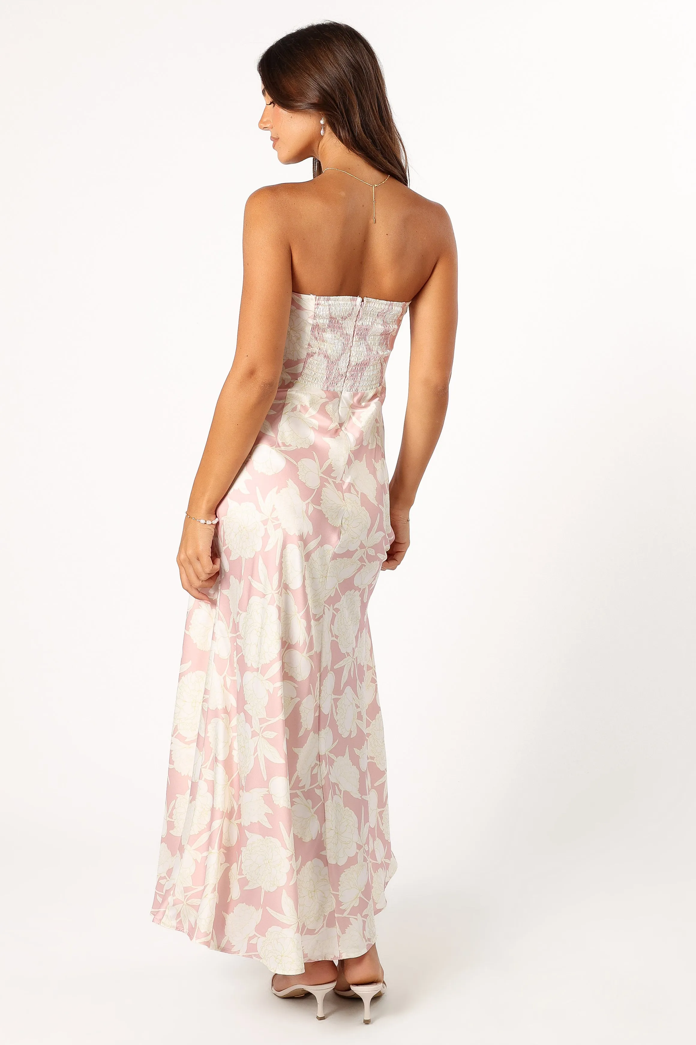 Gemma Strapless Maxi Dress - Pink Floral sold by Petal & Pup product image thumbnail 3