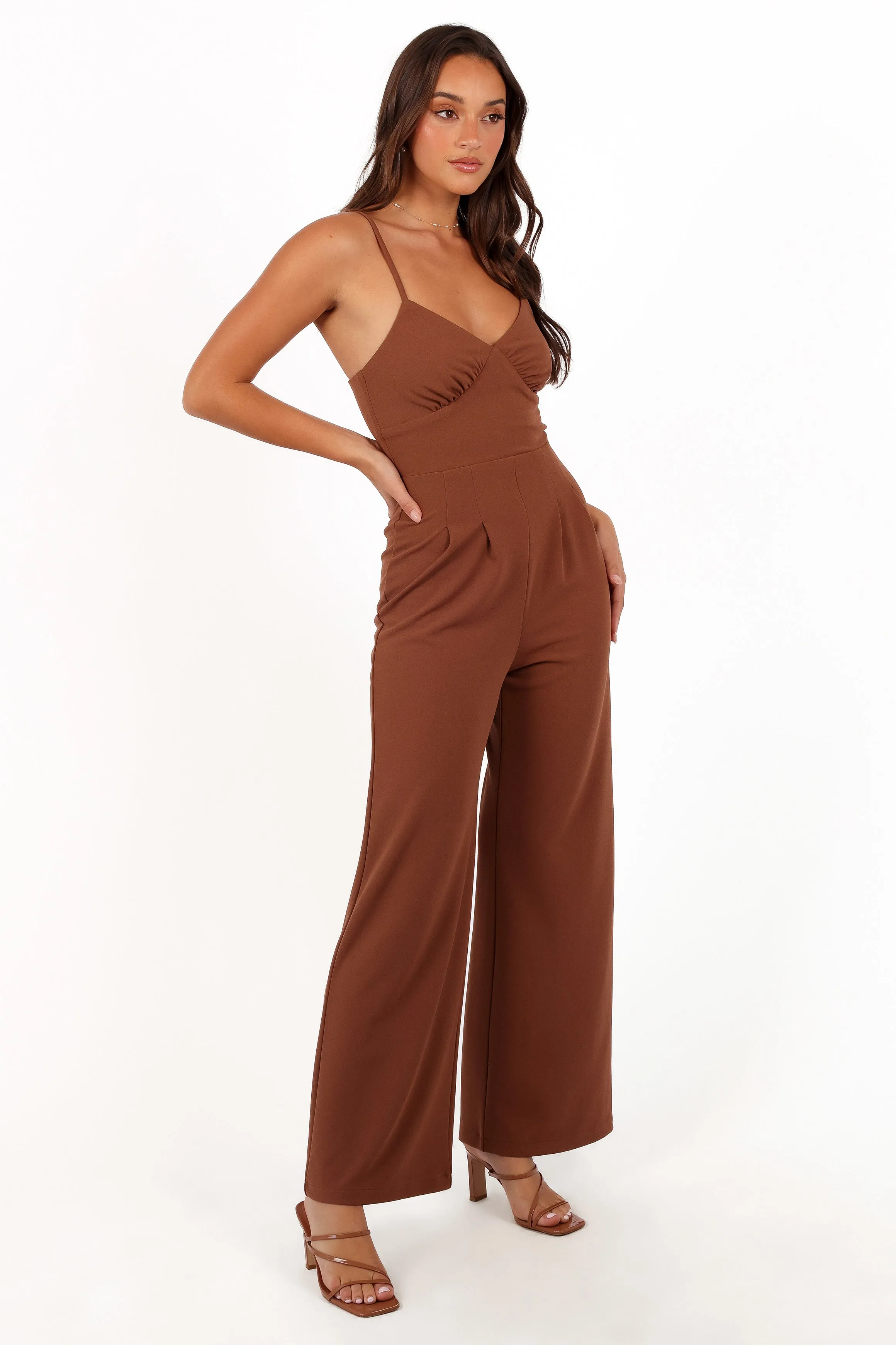 Maelle Jumpsuit - Banksia Brown sold by Petal & Pup product image thumbnail 5