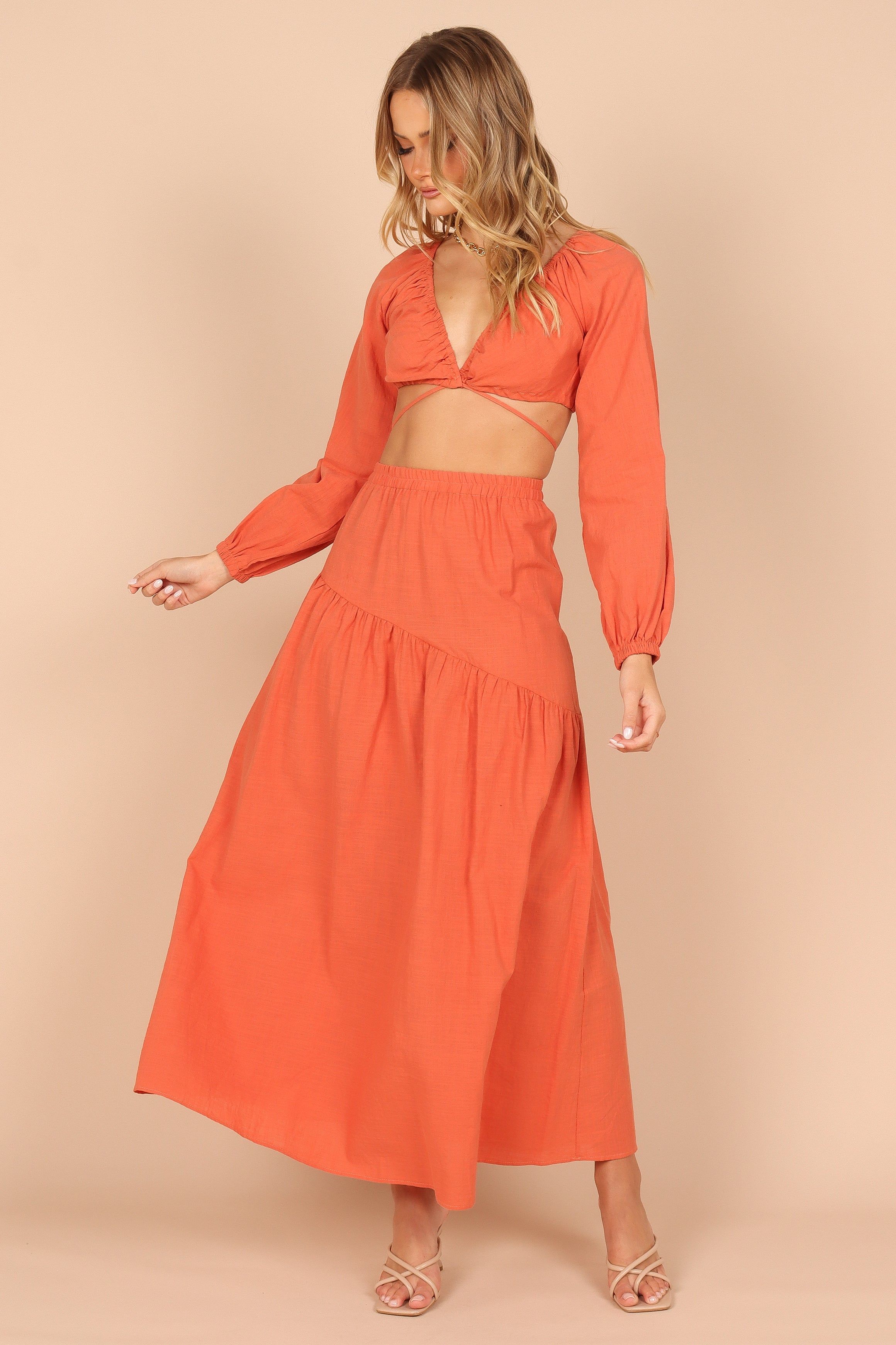 Addison Two Piece Set - Rust sold by Petal & Pup product image thumbnail 2