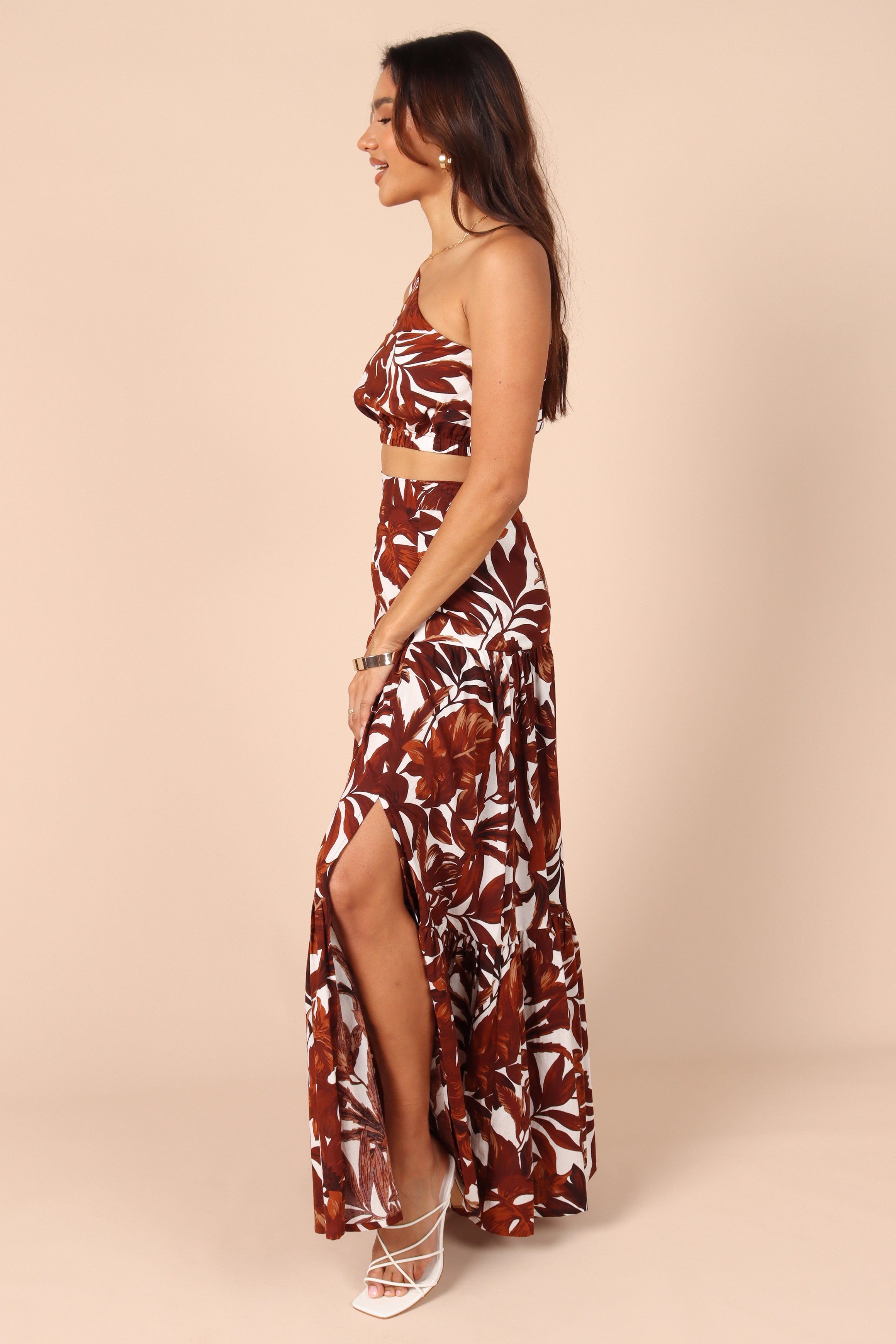 Lorelei Maxi Skirt - Chocolate Floral sold by Petal & Pup product image thumbnail 8
