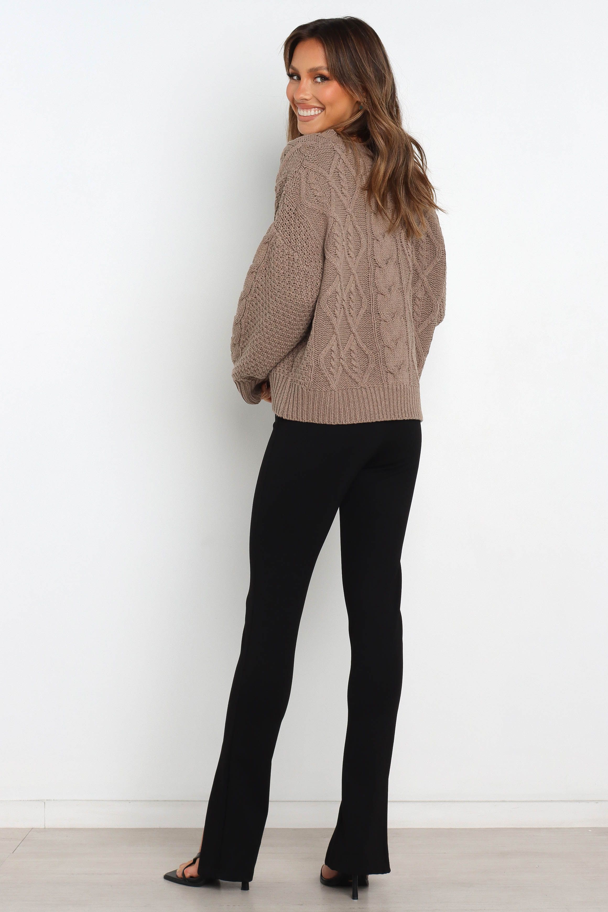Tahlia Knit Sweater - Mocha sold by Petal & Pup product image thumbnail 5