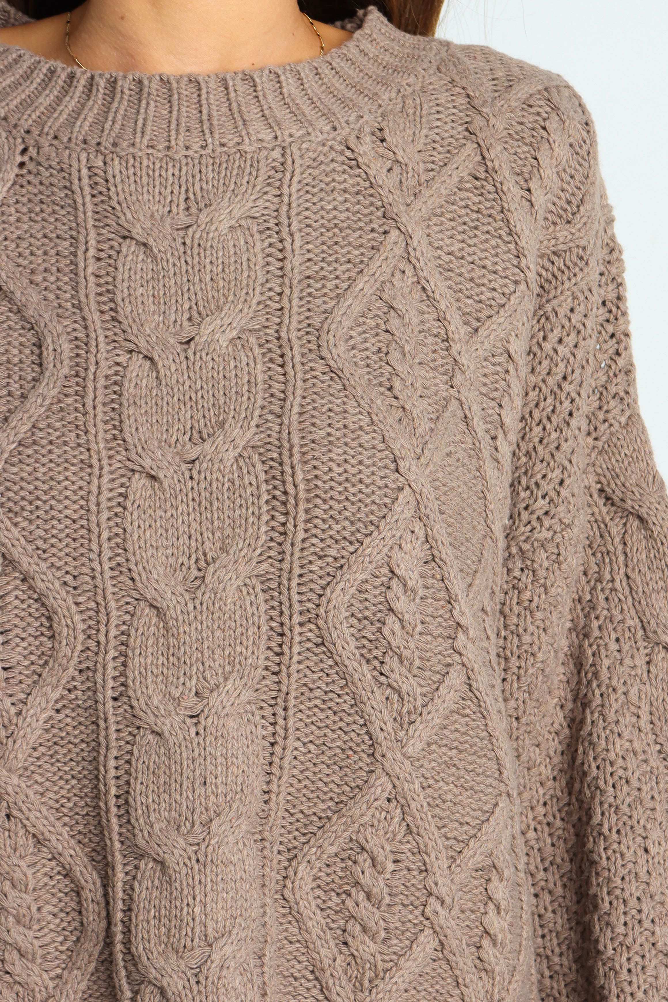 Tahlia Knit Sweater - Mocha sold by Petal & Pup product image thumbnail 7
