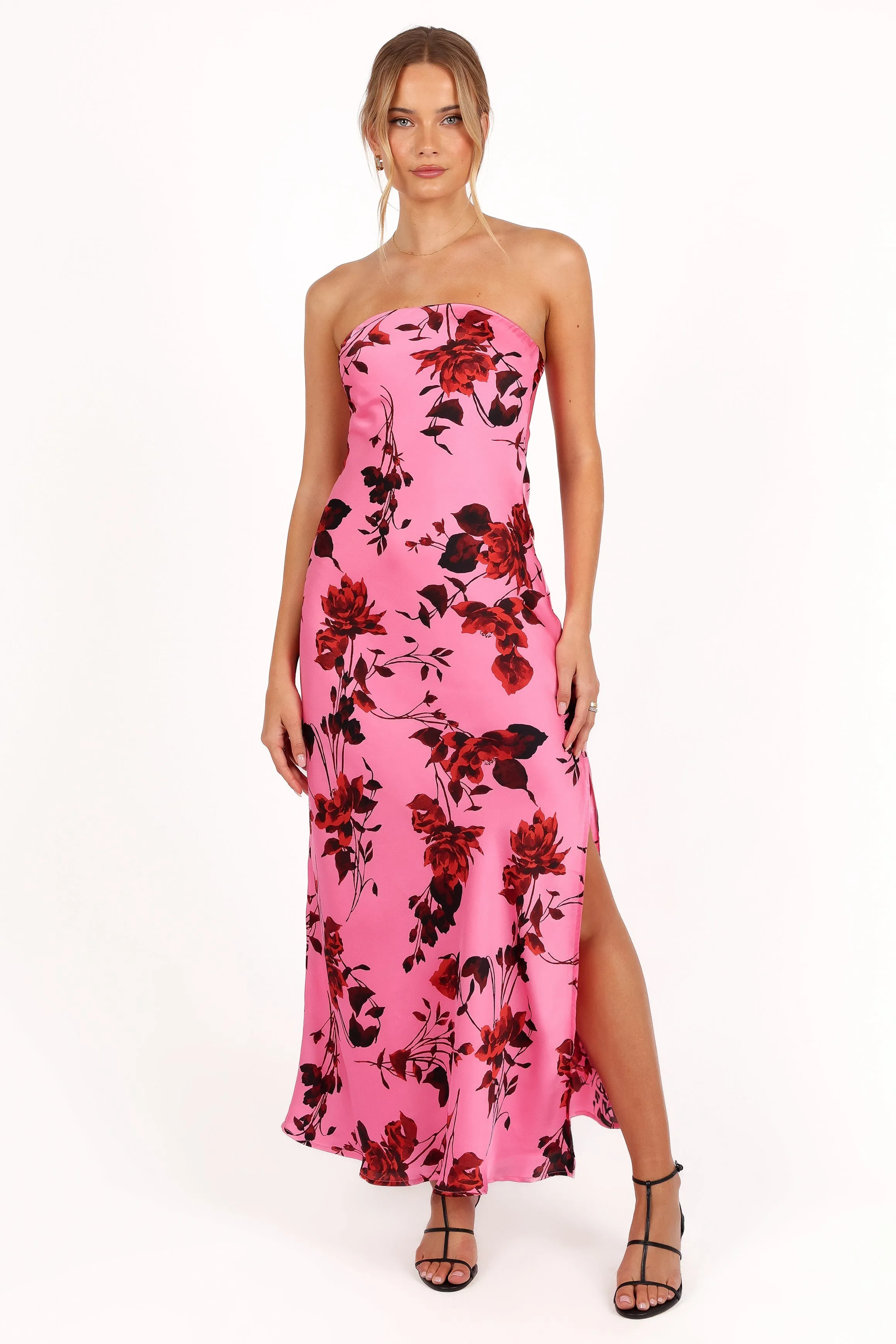 Bryden Maxi Strapless Dress - Rose/Pink sold by Petal & Pup product image thumbnail 2