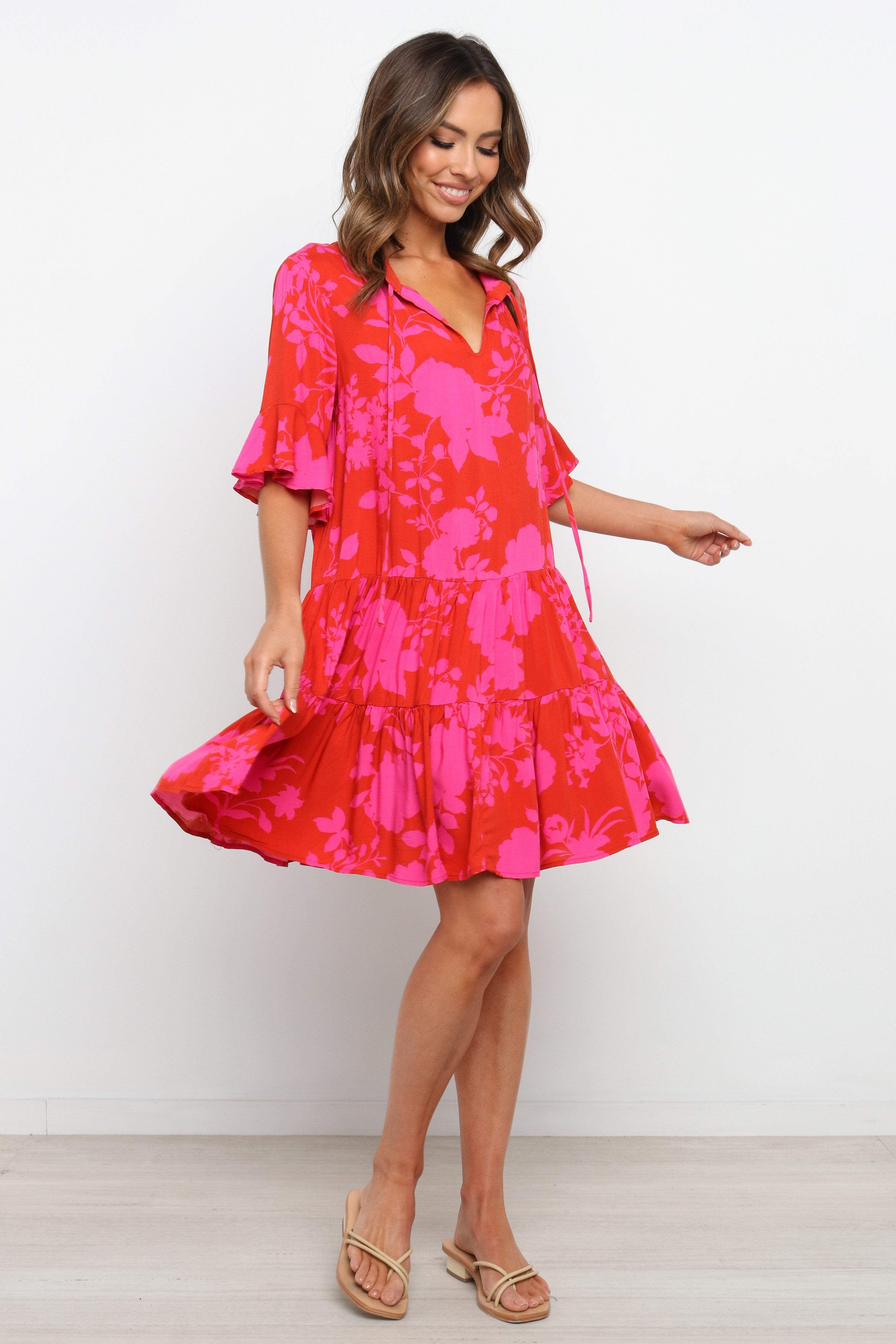 Brighton Dress - Red sold by Petal & Pup product image thumbnail 2
