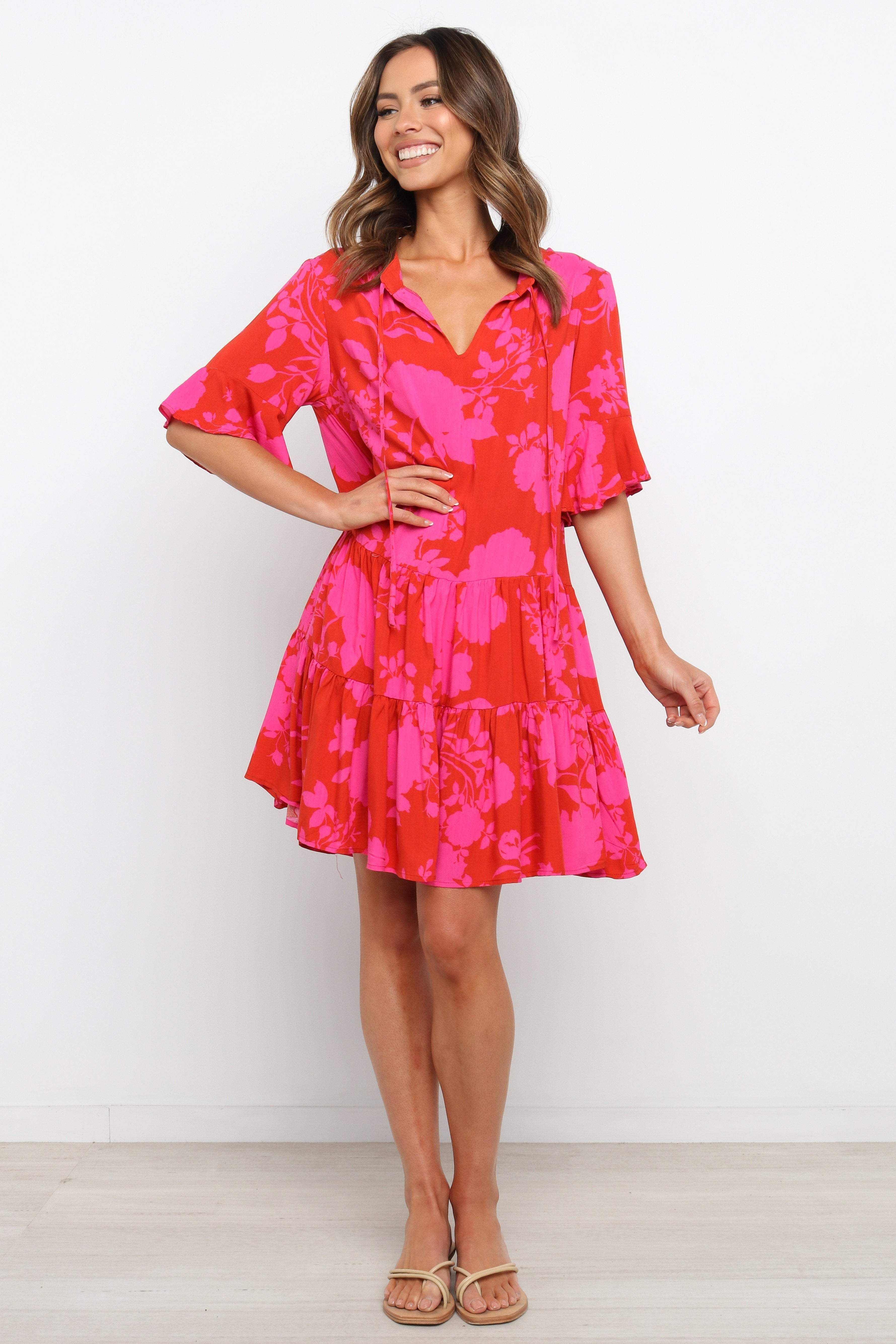 Brighton Dress - Red sold by Petal & Pup product image thumbnail 4