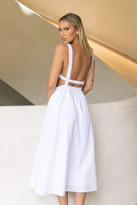 Esther Dress - White sold by Petal & Pup