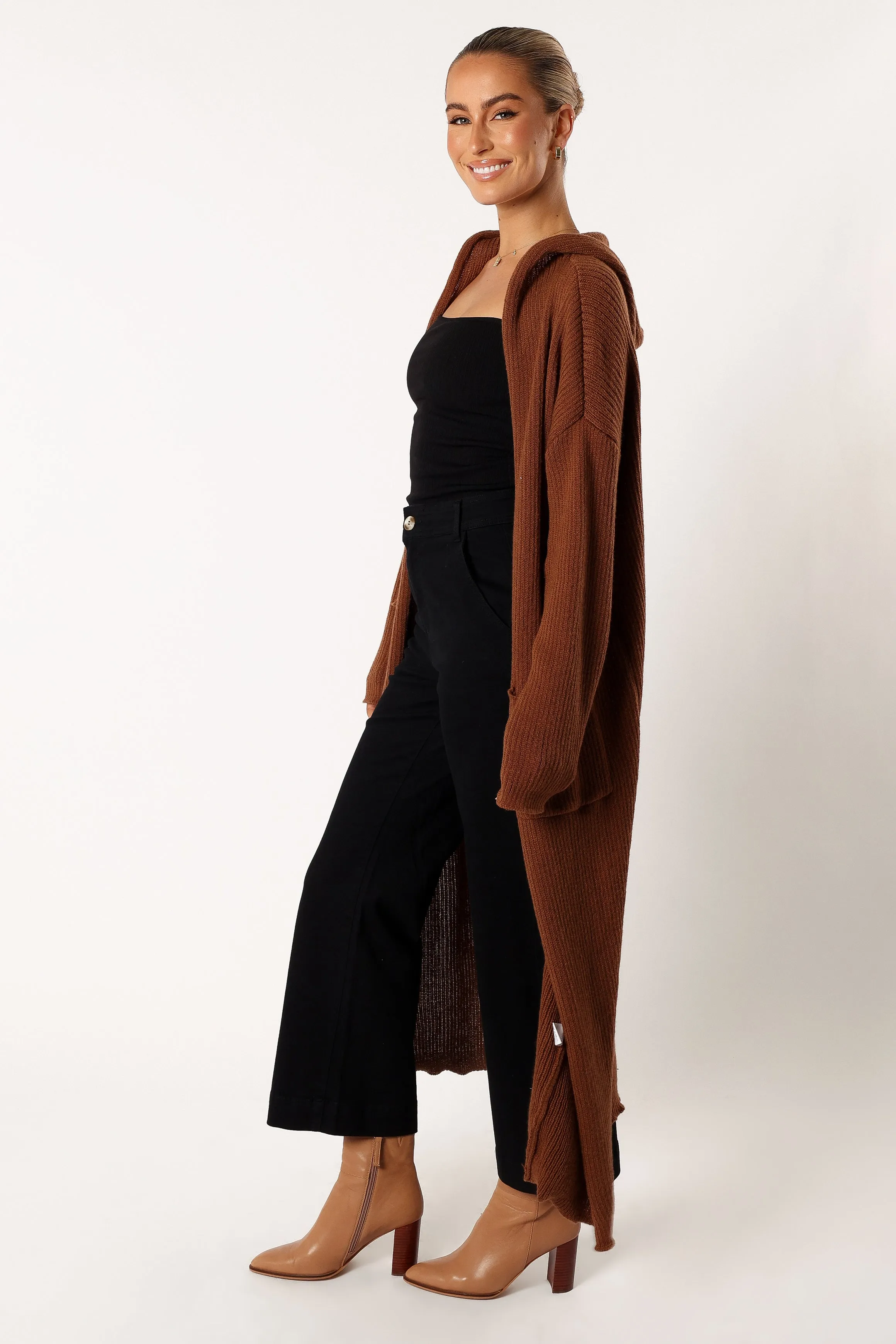 Valery Long Cardigan - Camel sold by Petal & Pup product image thumbnail 2