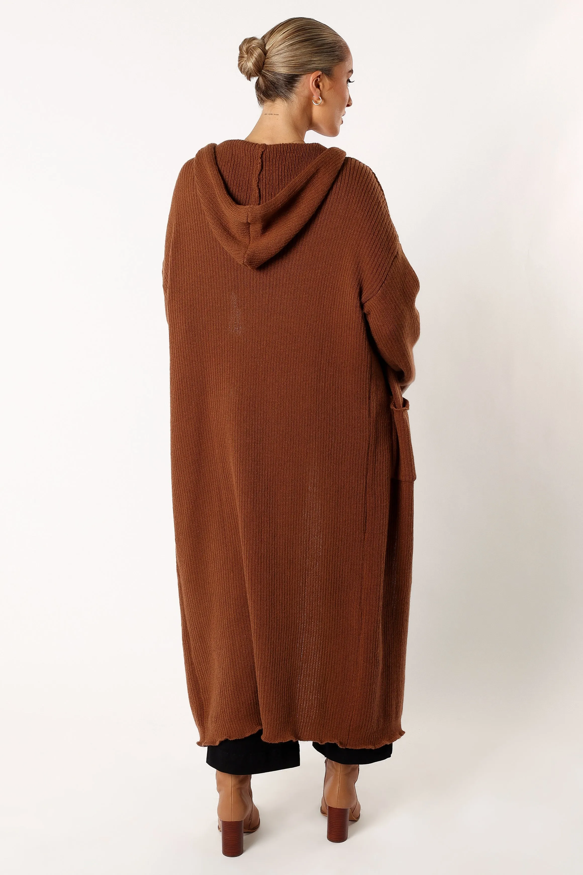 Valery Long Cardigan - Camel sold by Petal & Pup product image thumbnail 3