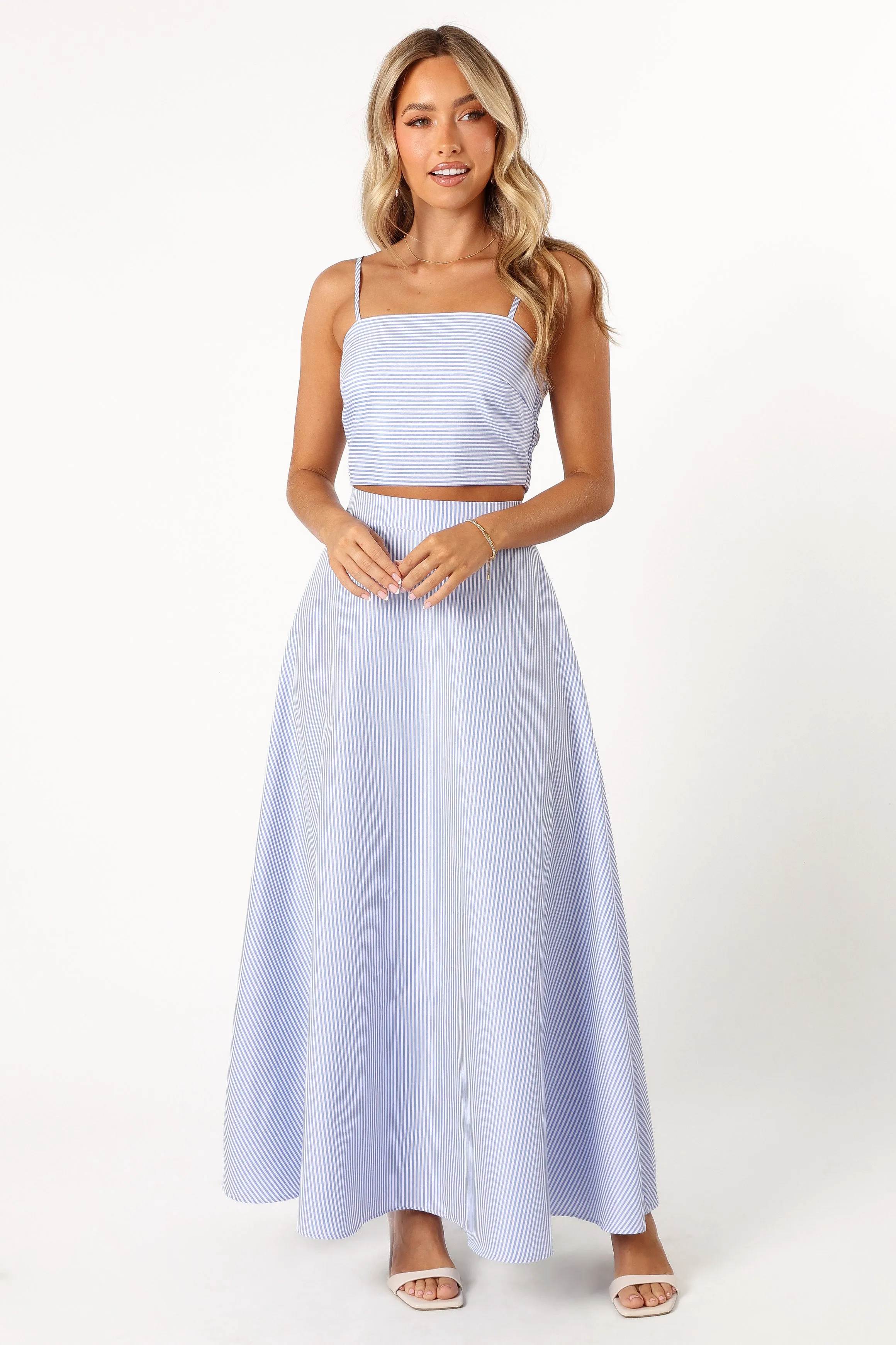 Lala Two Piece Set - Blue Stripe sold by Petal & Pup product image thumbnail 3