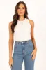 Davie Ribbed Knit Top - White sold by Petal & Pup