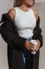 Davie Ribbed Knit Top - White sold by Petal & Pup