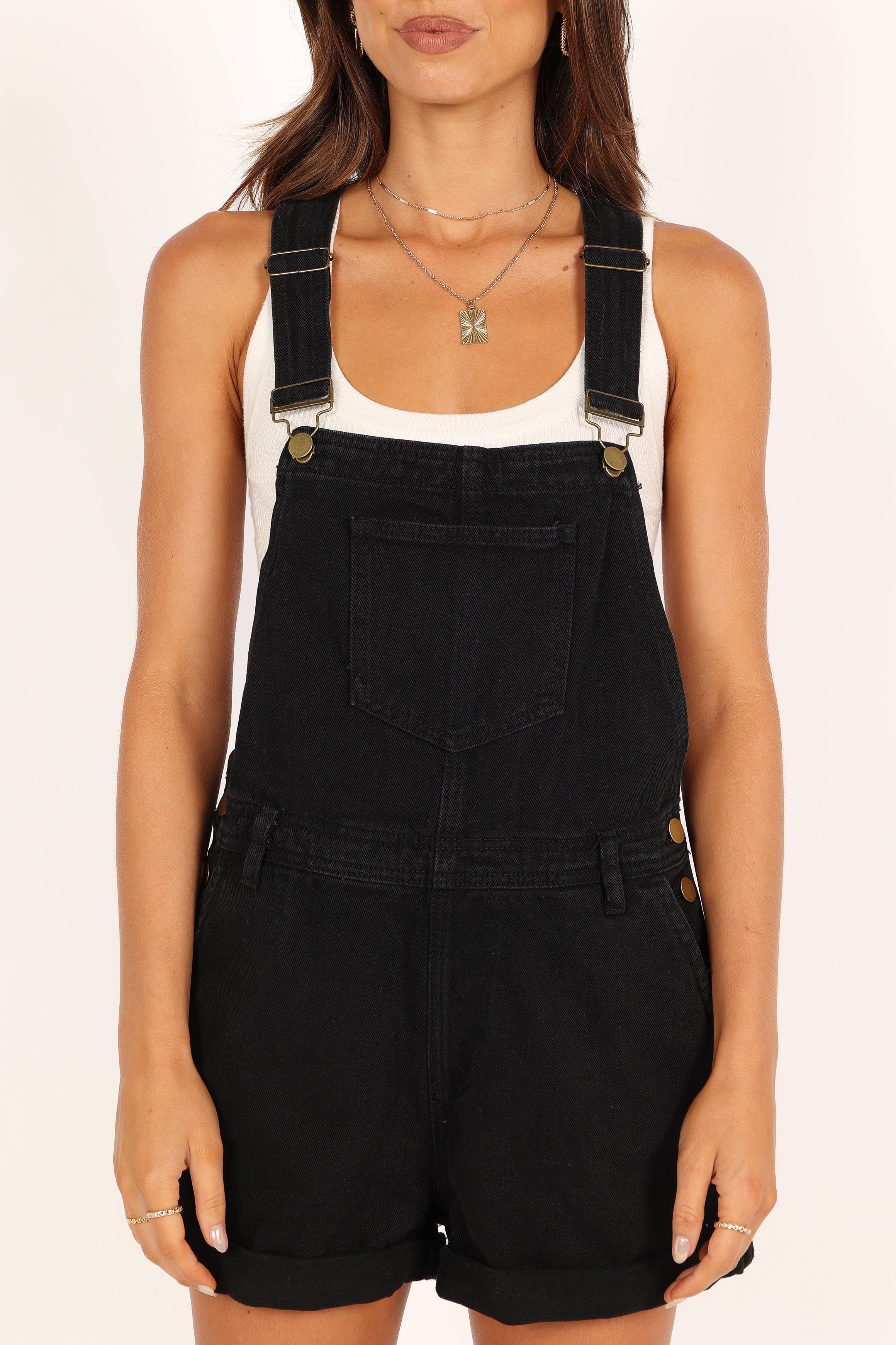 Garter Denim Romper - Black sold by Petal & Pup product image thumbnail 8