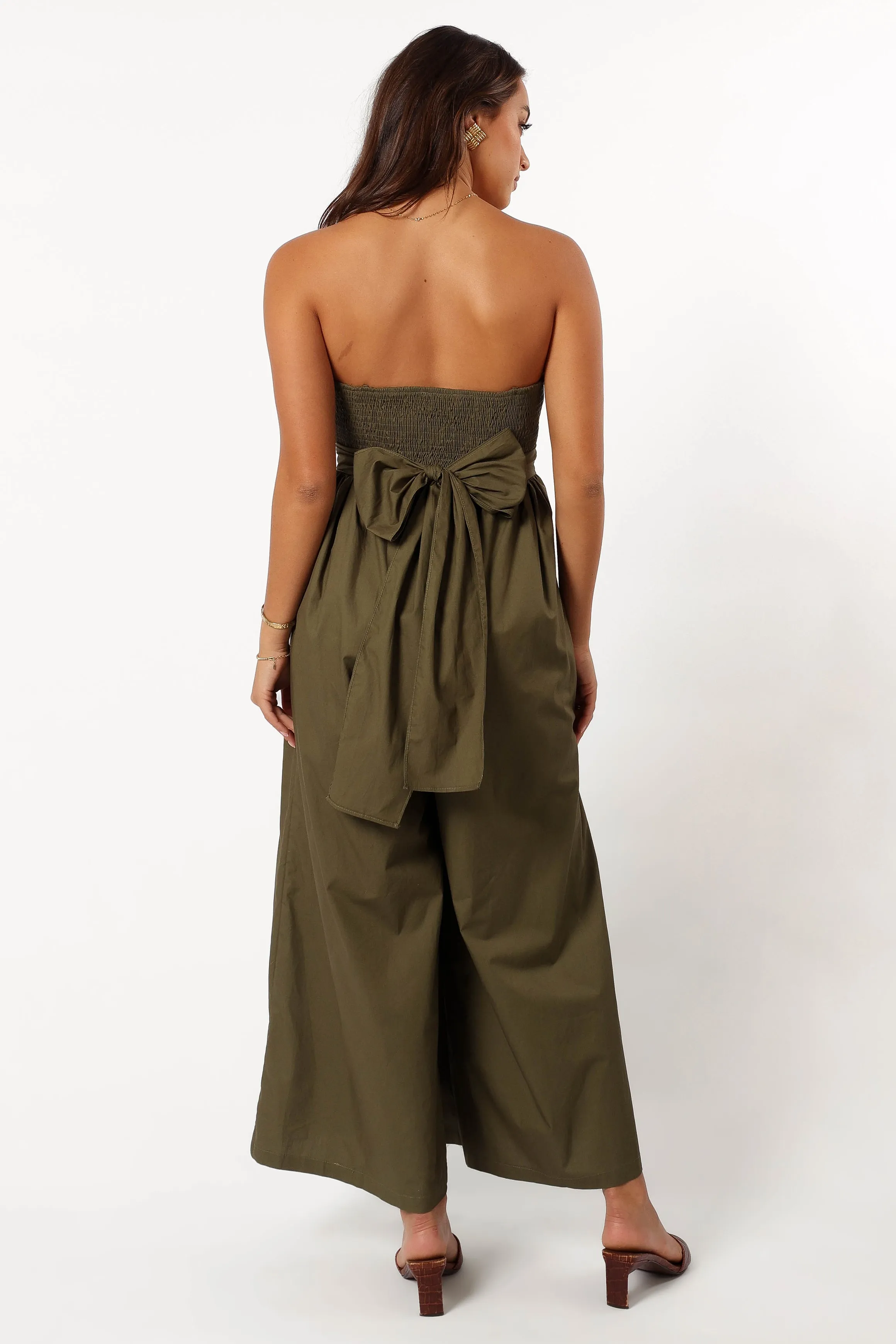 Marias Jumpsuit - Deep Olive sold by Petal & Pup product image thumbnail 5