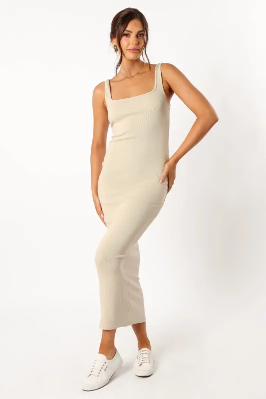 Cynthia Maxi Dress - Cream sold by Petal & Pup