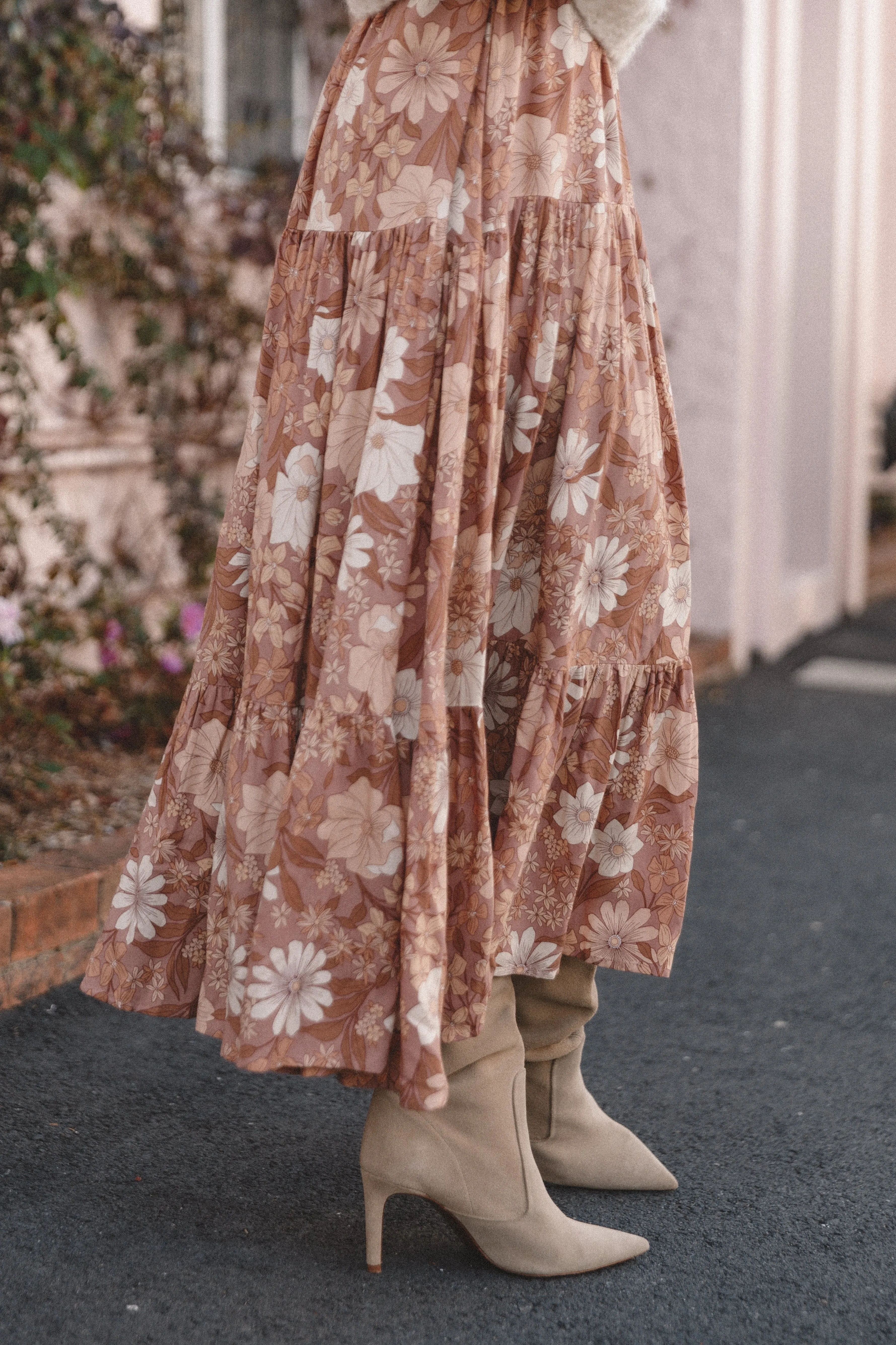 Kelda Dress - Tan Floral sold by Petal & Pup product image thumbnail 2