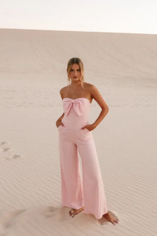 Poppy Jumpsuit - Petal Pink sold by Petal & Pup