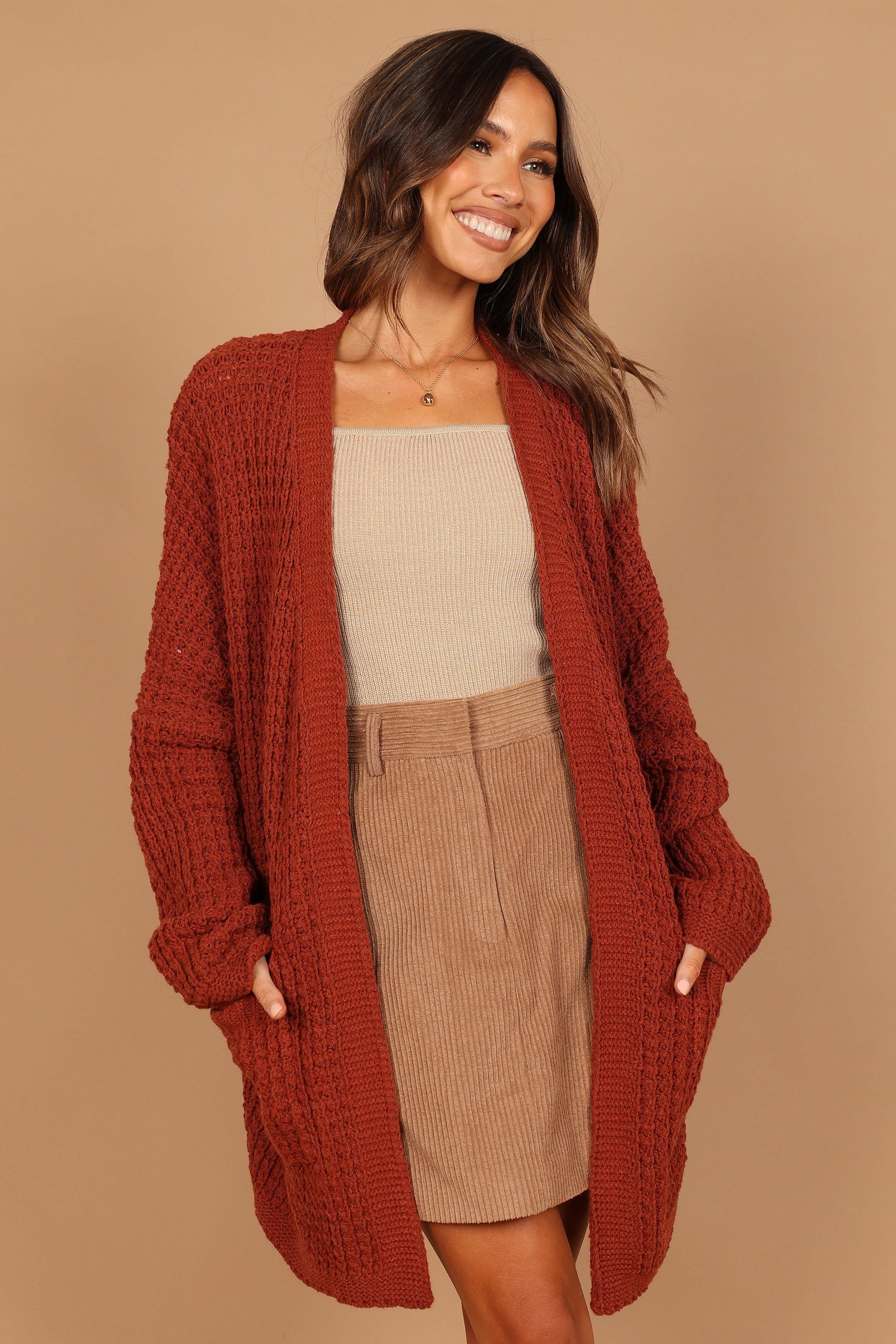 Leyonie Cardigan - Rust sold by Petal & Pup product image thumbnail 10