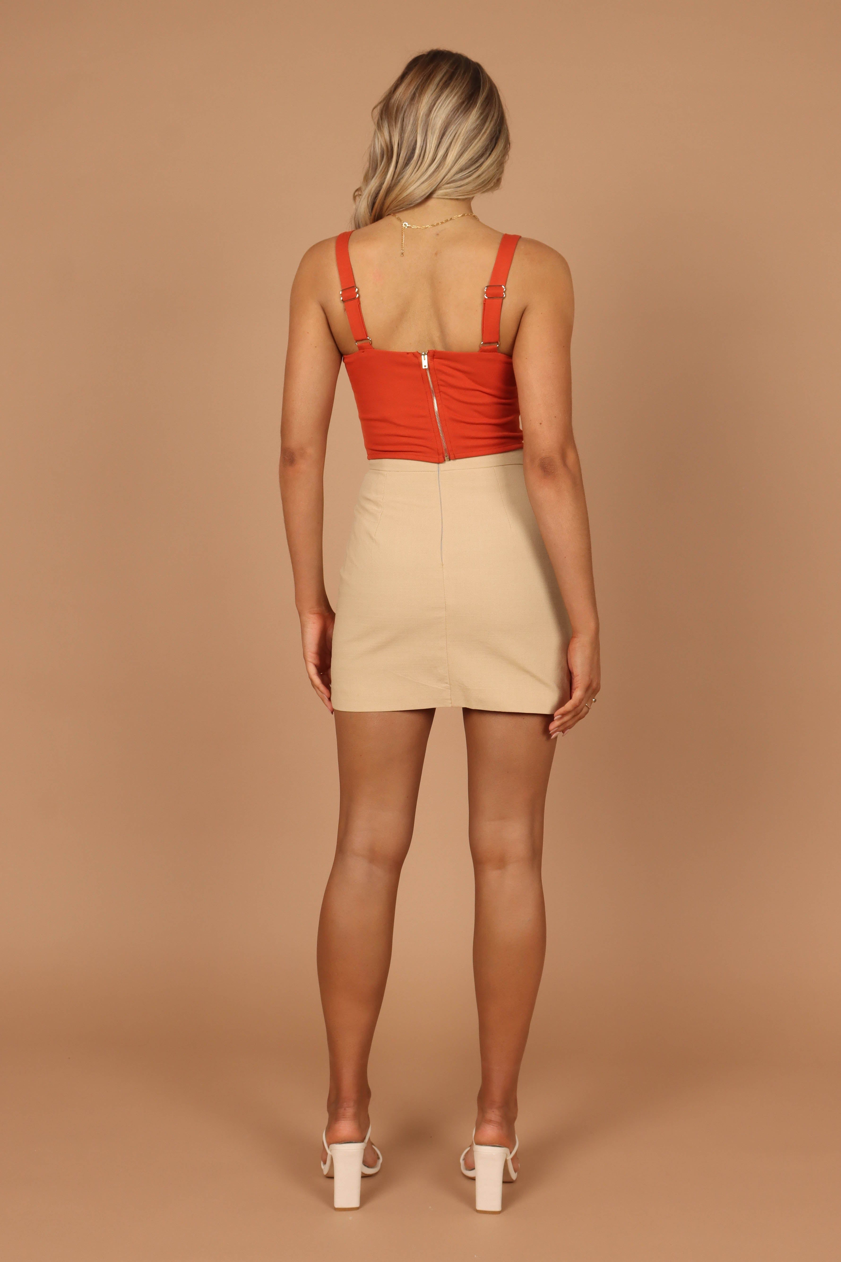 Paris Corset Top - Rust sold by Petal & Pup product image thumbnail 8