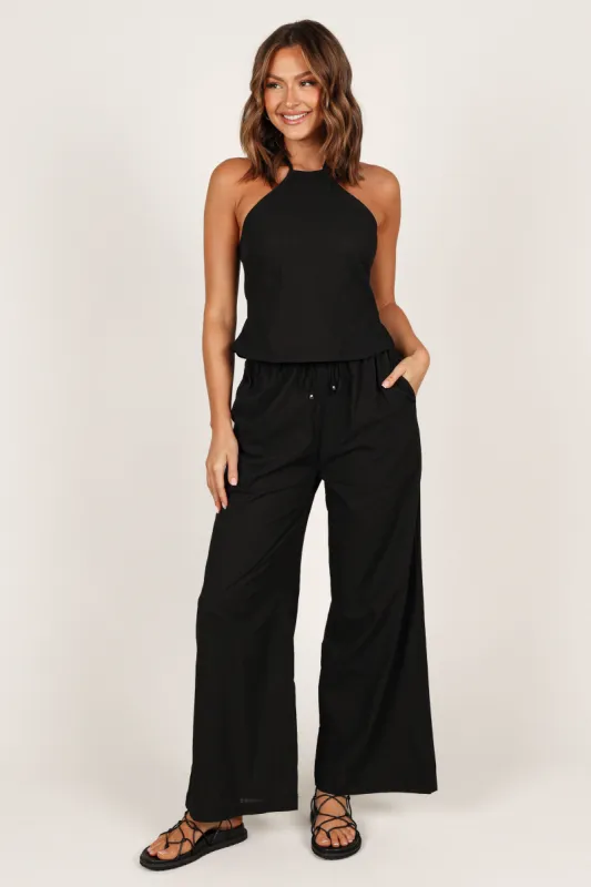 Willa Two Piece Set - Black sold by Petal & Pup