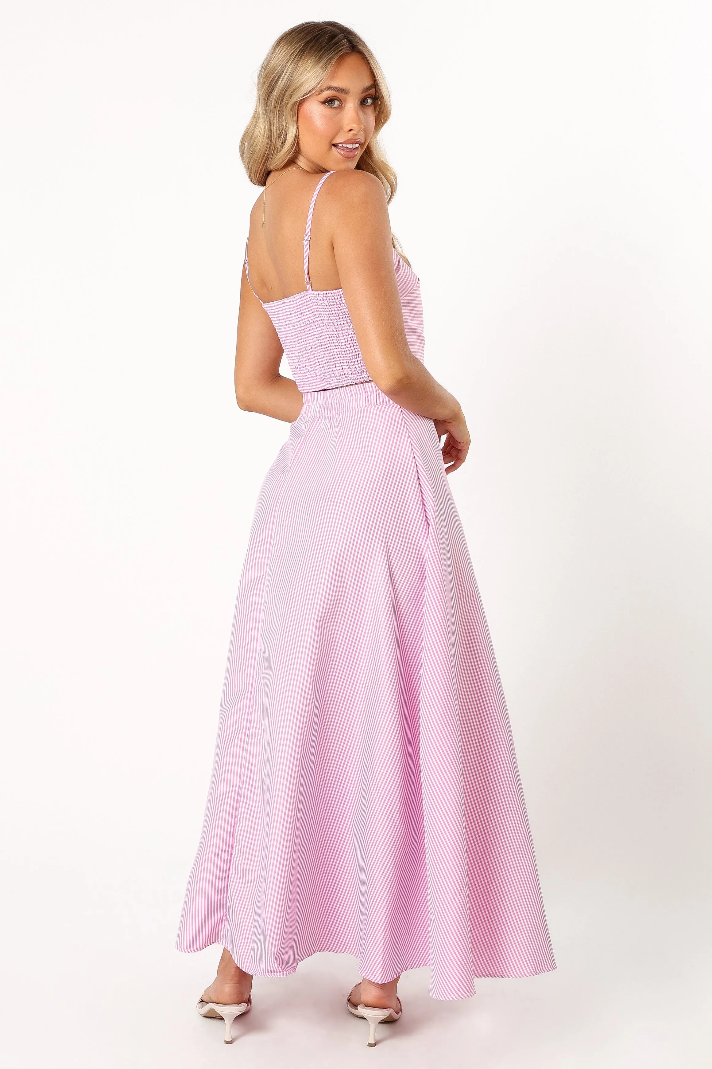 Lala Two Piece Set - Pink Stripe sold by Petal & Pup product image thumbnail 5