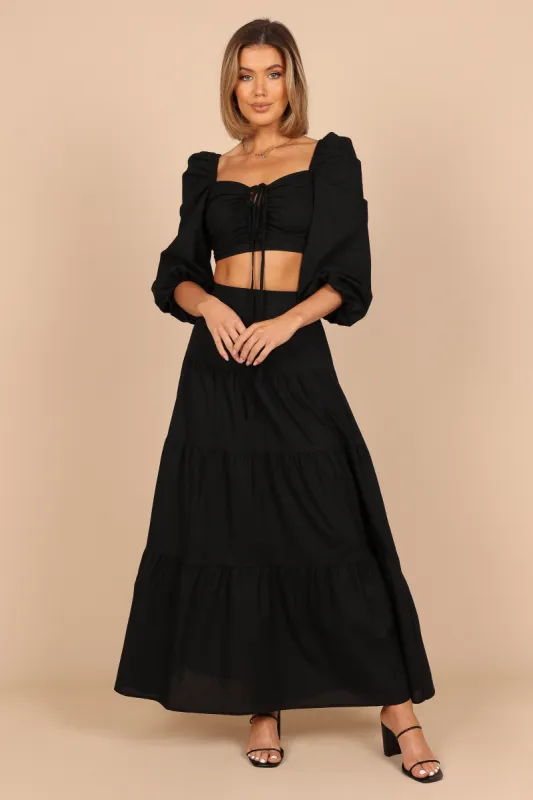 Alice Two Piece Set - Black sold by Petal & Pup