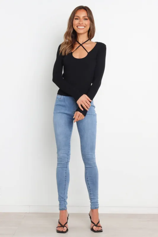 Paelia Top - Black sold by Petal & Pup