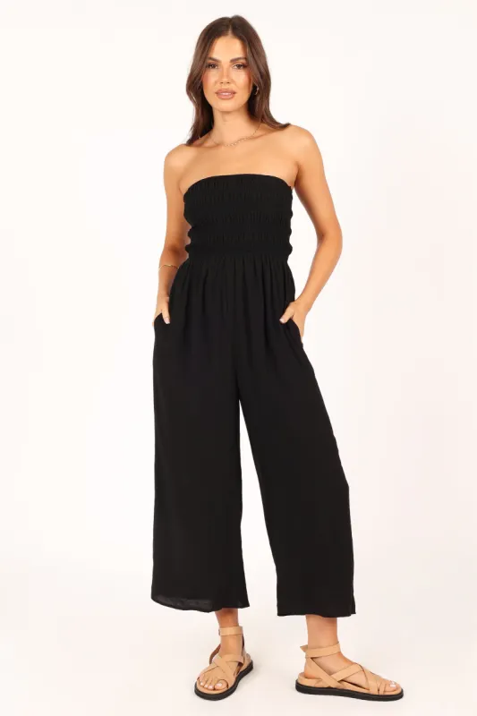 Kori Jumpsuit - Black sold by Petal & Pup