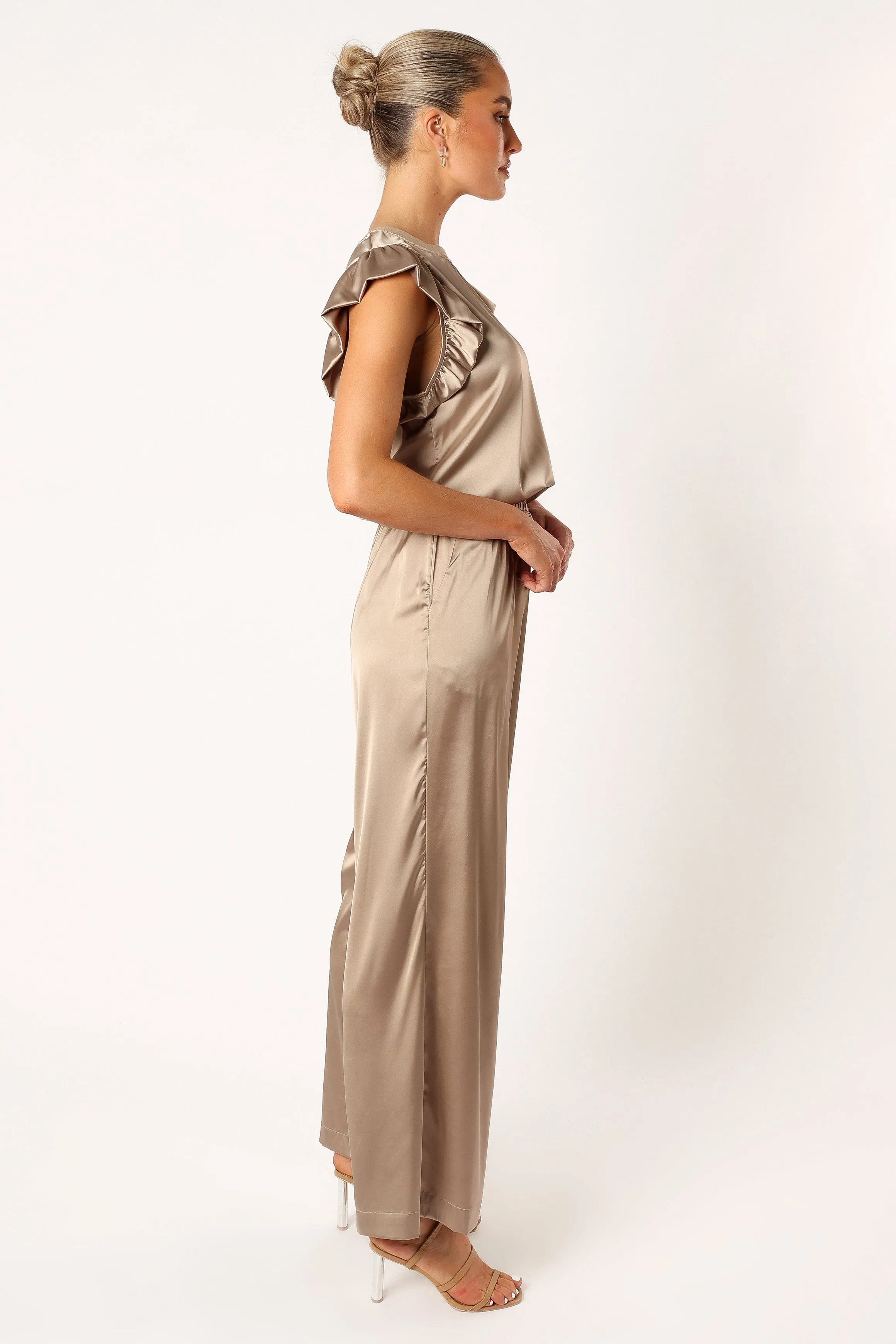 Tillie Two Piece Pant Set - Olive sold by Petal & Pup product image thumbnail 3