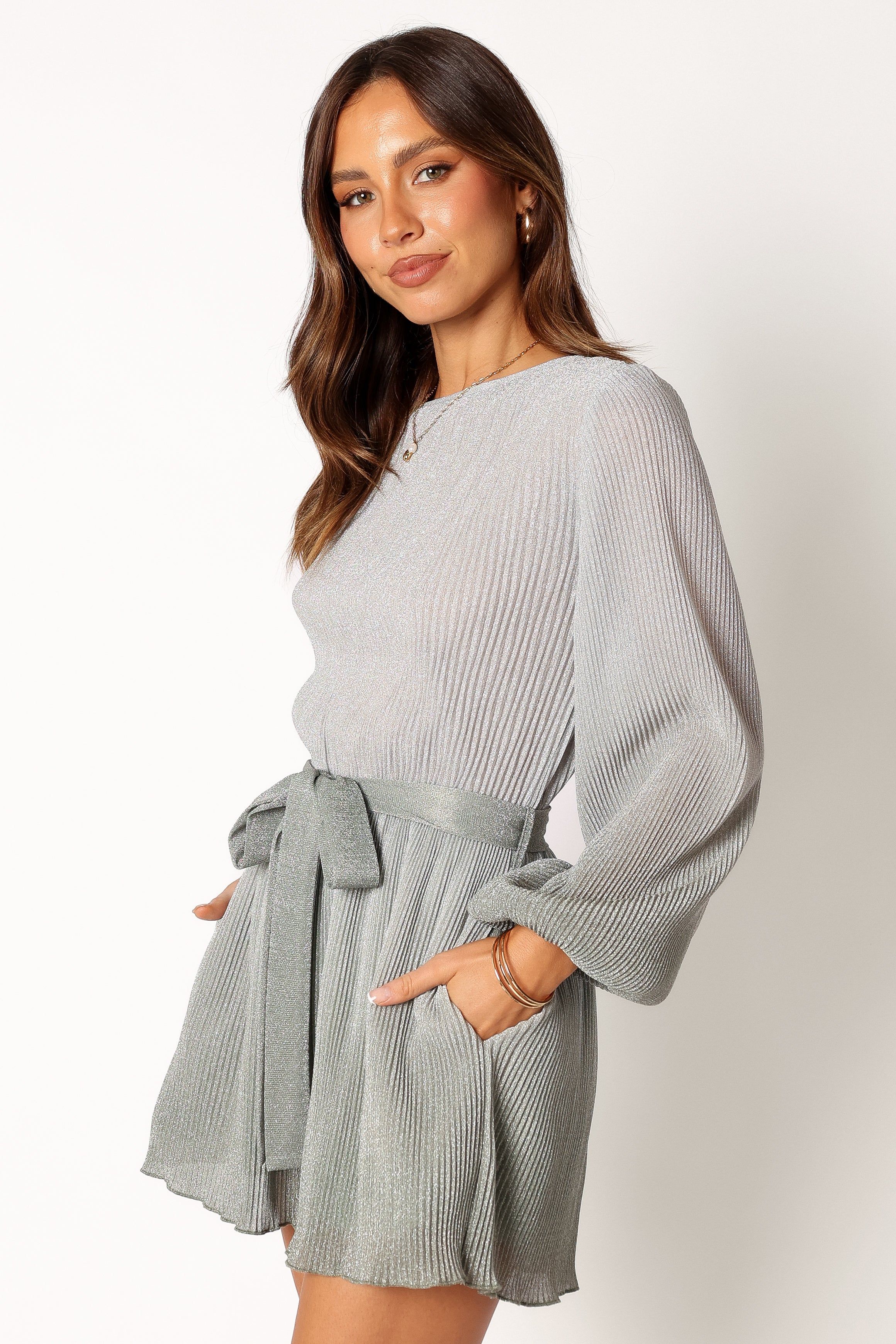 Rebecca Gradient Romper - Sage Green sold by Petal & Pup product image thumbnail 2