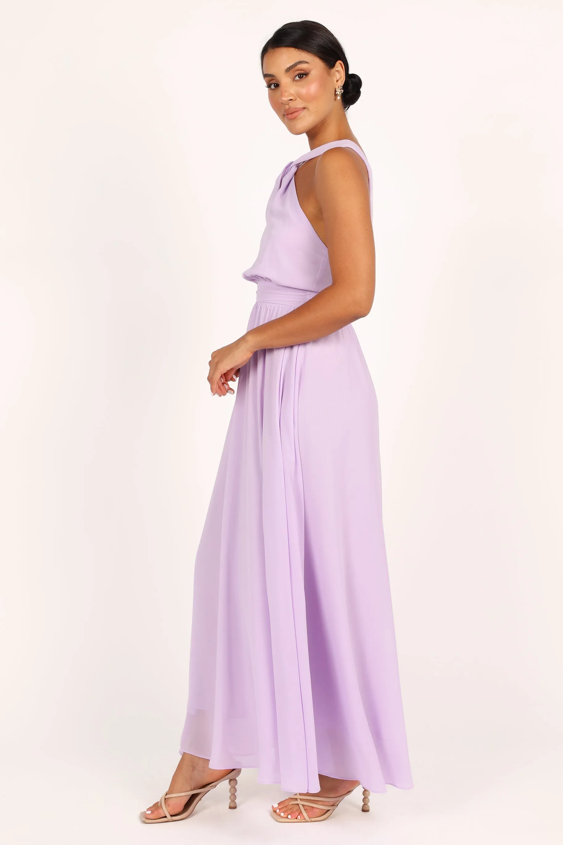 Blossom Halterneck Maxi Dress - Lavender sold by Petal & Pup product image thumbnail 5