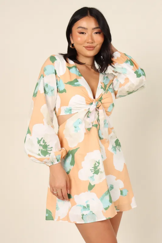 Daniella Dress - Tan sold by Petal & Pup