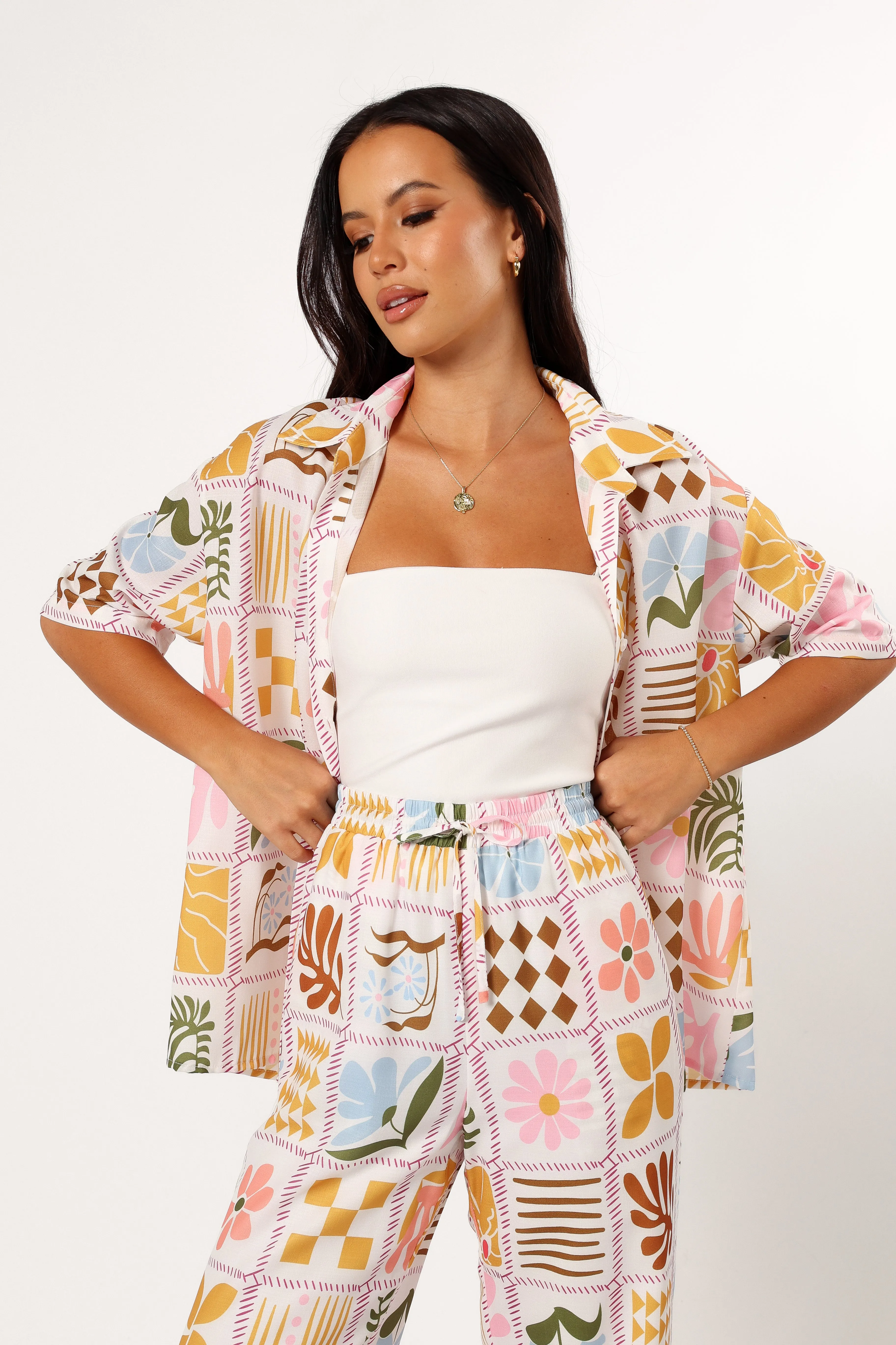 Shay Top - White Multi sold by Petal & Pup product image thumbnail 4