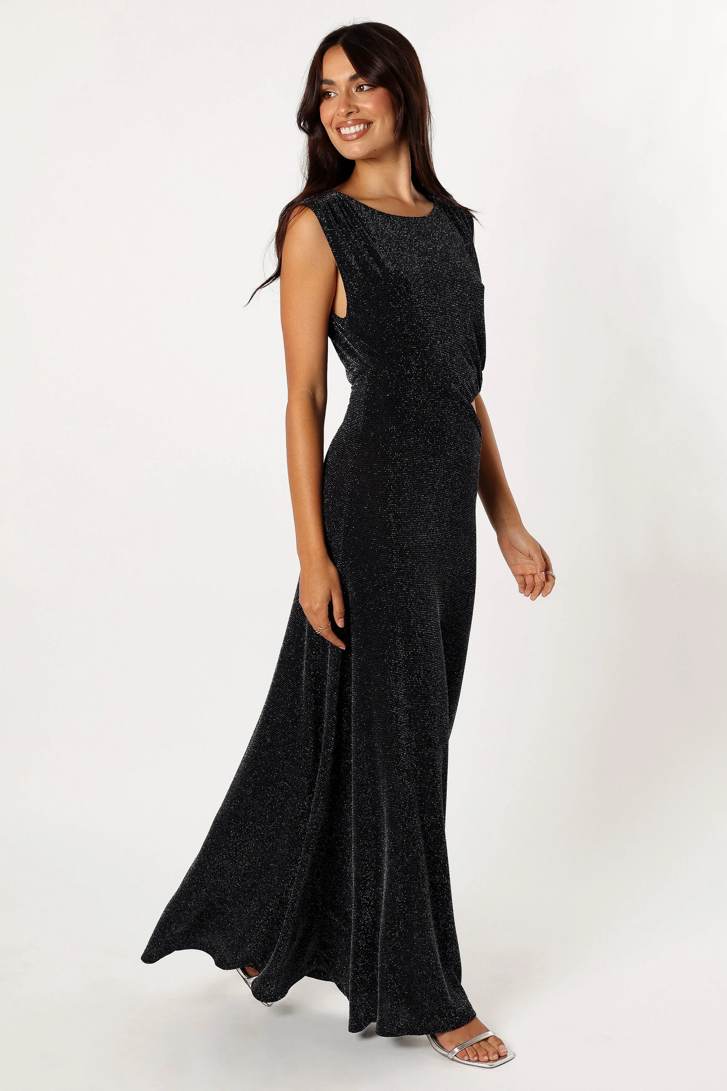 Nolah Maxi Dress - Black Sparkle sold by Petal & Pup product image thumbnail 5
