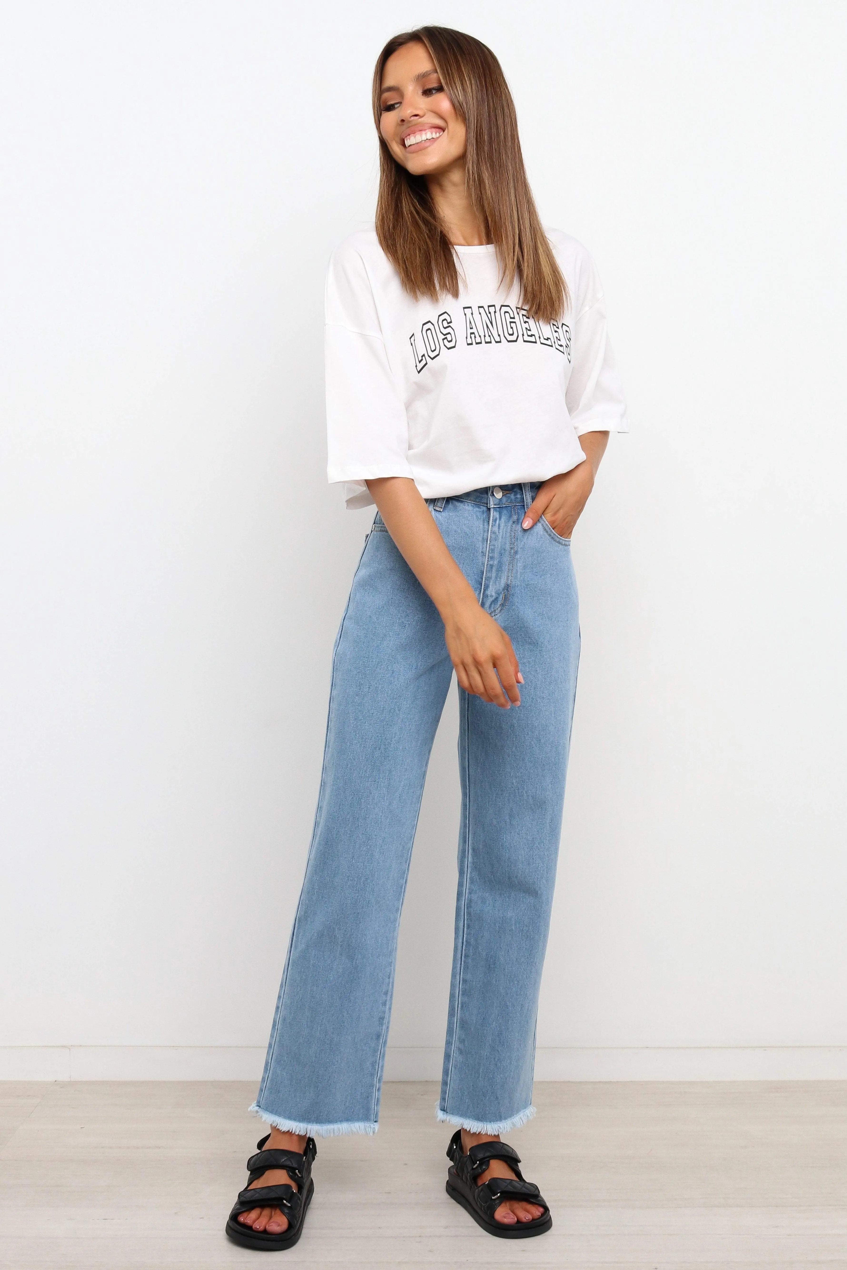 Boulevard Tee - White sold by Petal & Pup product image thumbnail 2