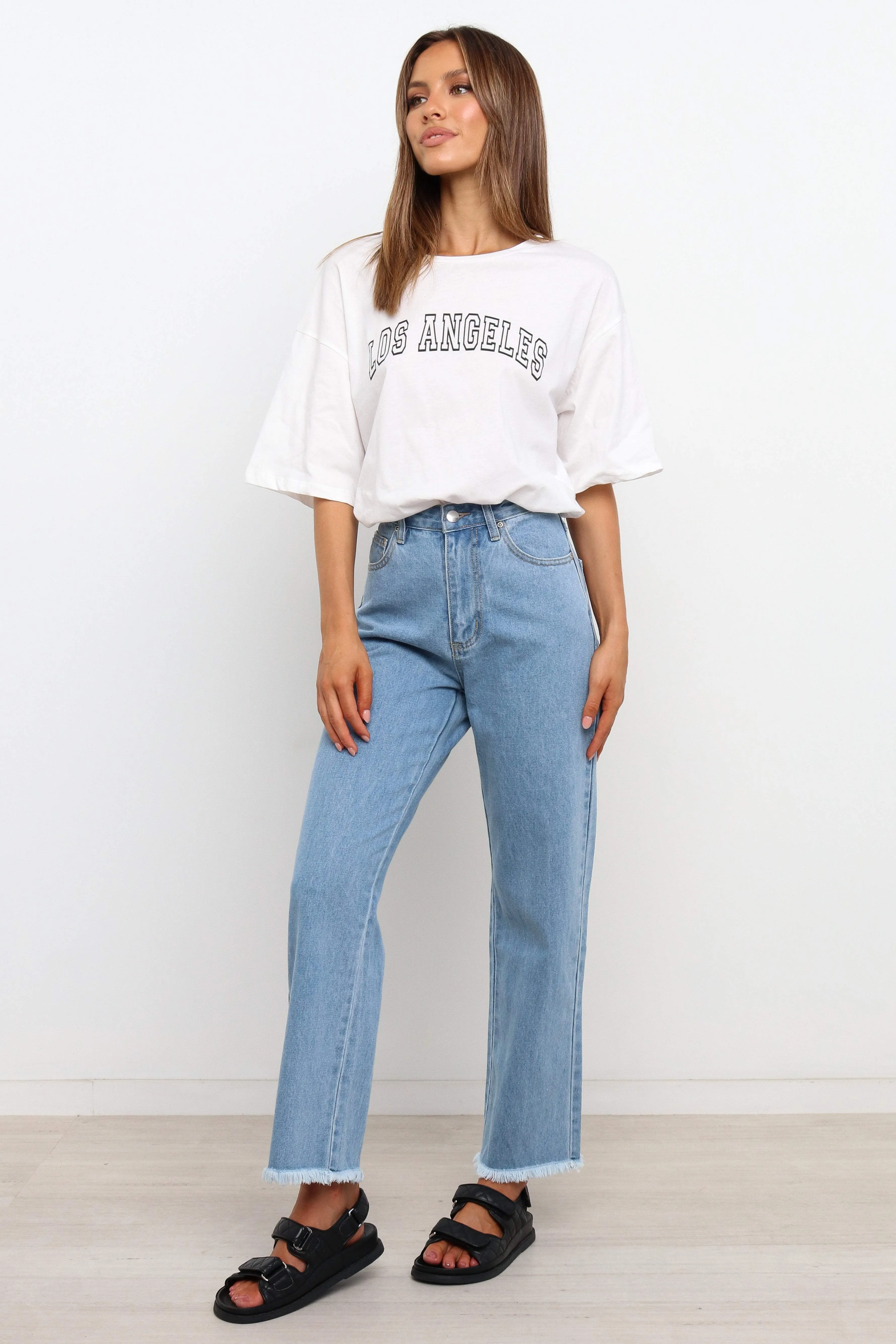 Boulevard Tee - White sold by Petal & Pup product image thumbnail 4