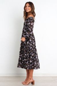 Keilani Dress - Black sold by Petal & Pup