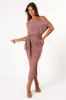 Santiago Off Shoulder Midi Dress - Dusty Rose sold by Petal & Pup