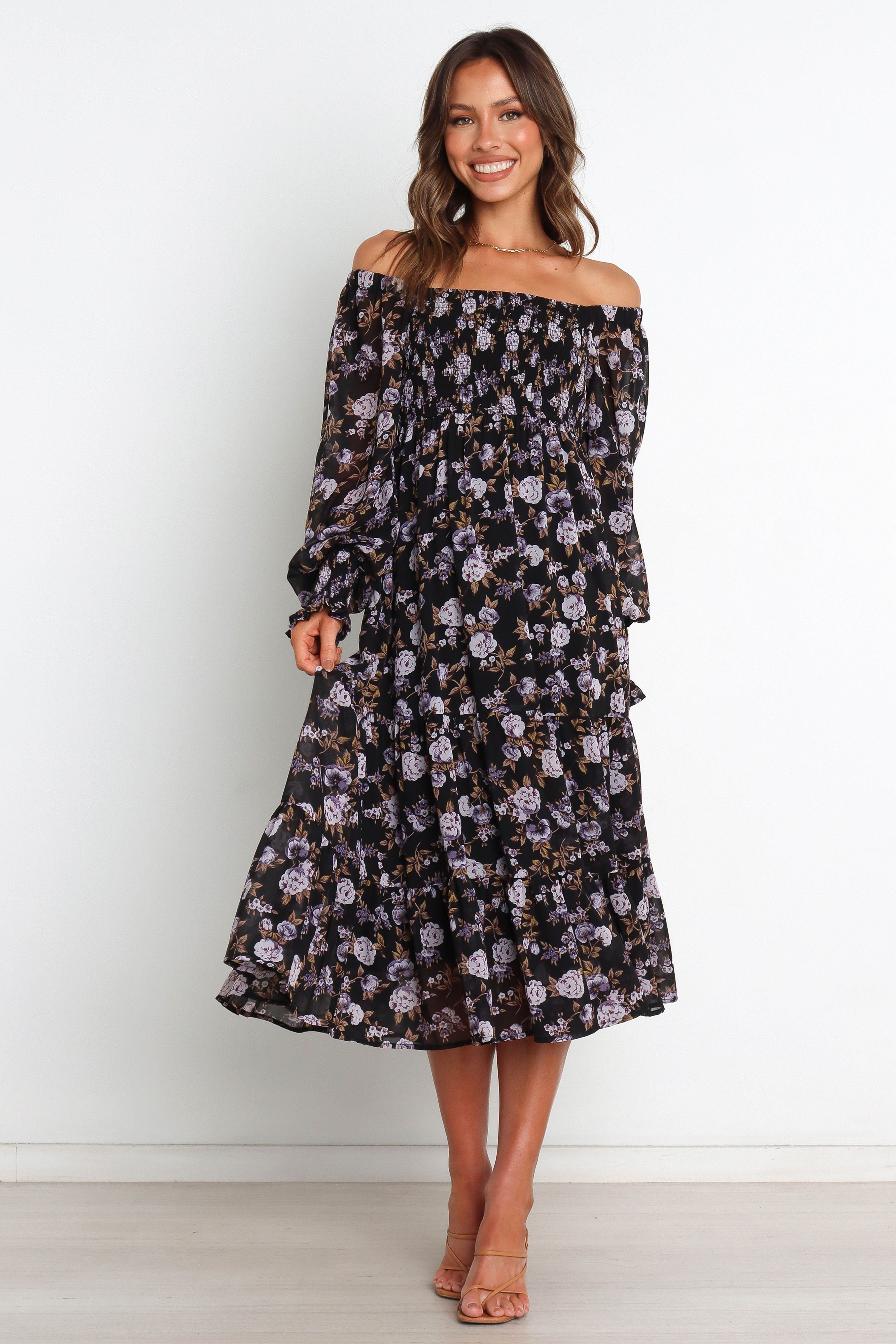 Keilani Dress - Black sold by Petal & Pup