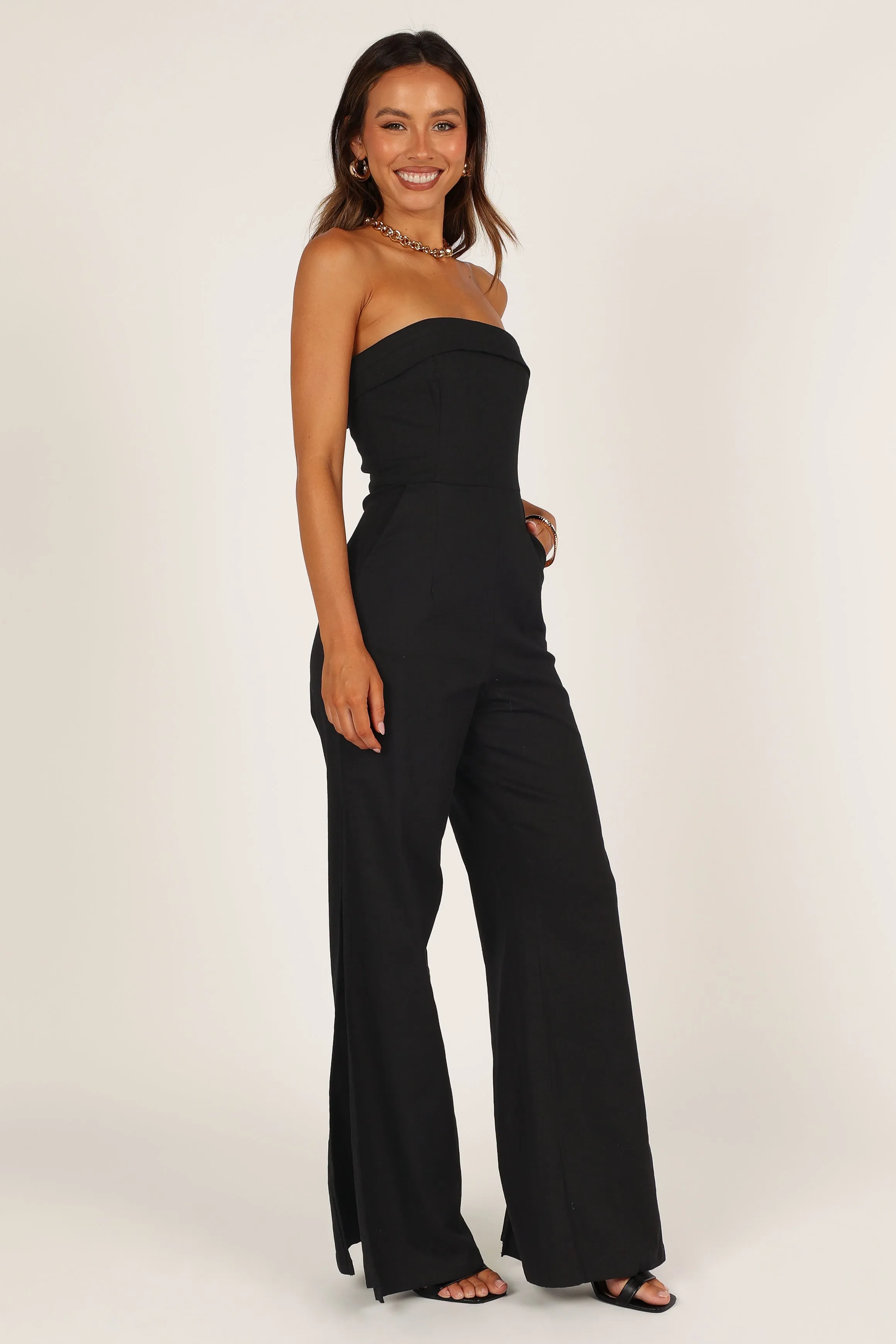 Tahari Jumpsuit - Black sold by Petal & Pup product image thumbnail 4