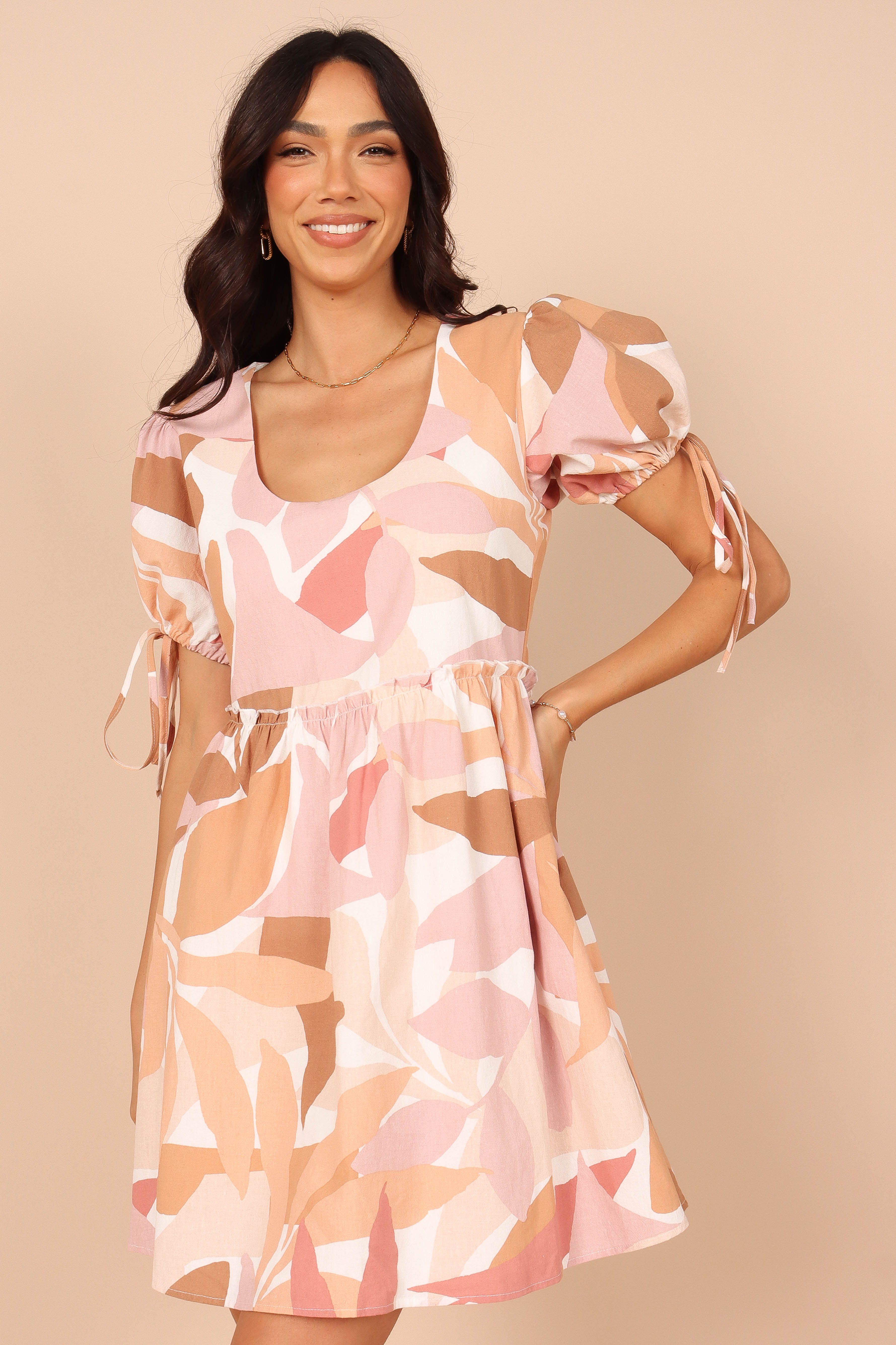 Avery Dress - Leaf Print sold by Petal & Pup product image thumbnail 6