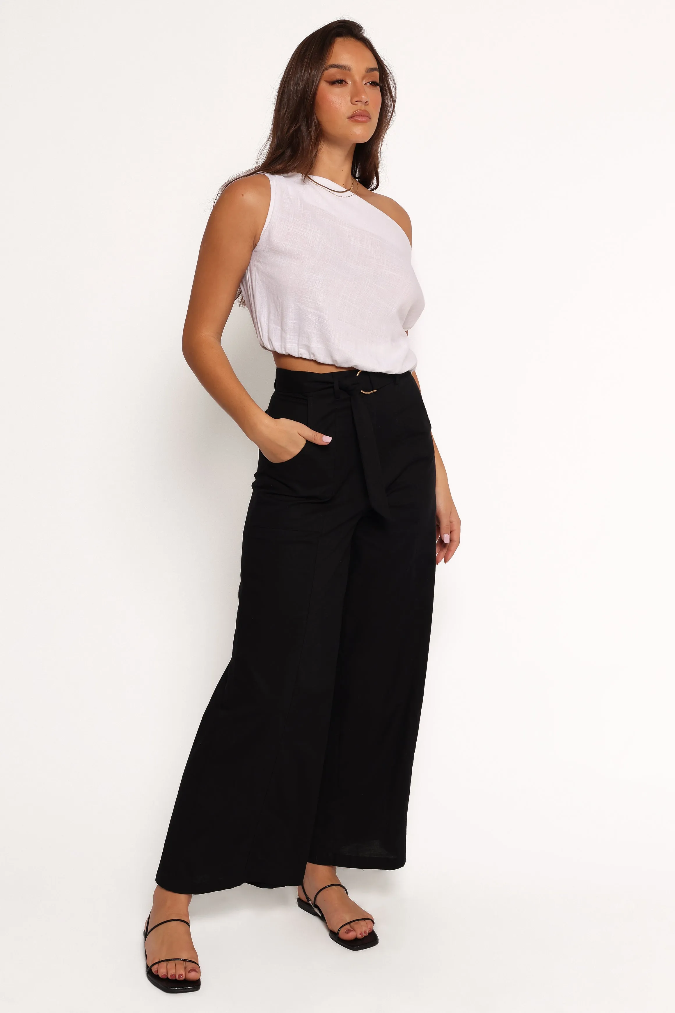 Sadie Wide Leg Pant - Black sold by Petal & Pup product image thumbnail 5